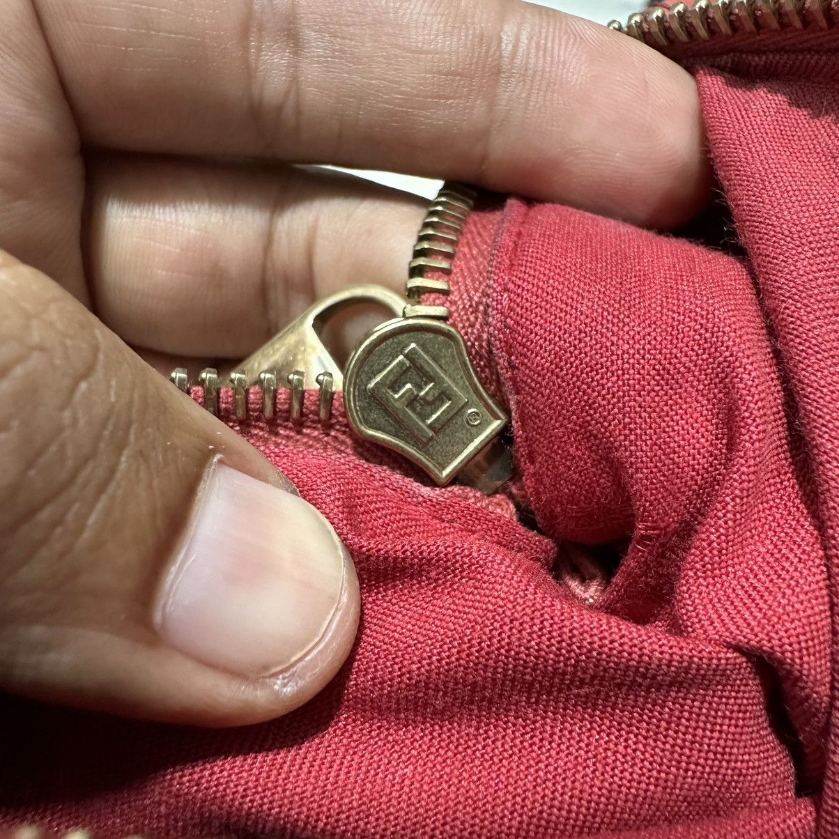 Fendi Authentic FENDI Red Zucca Chain Handbag Size ONE SIZE - 12 Thumbnail