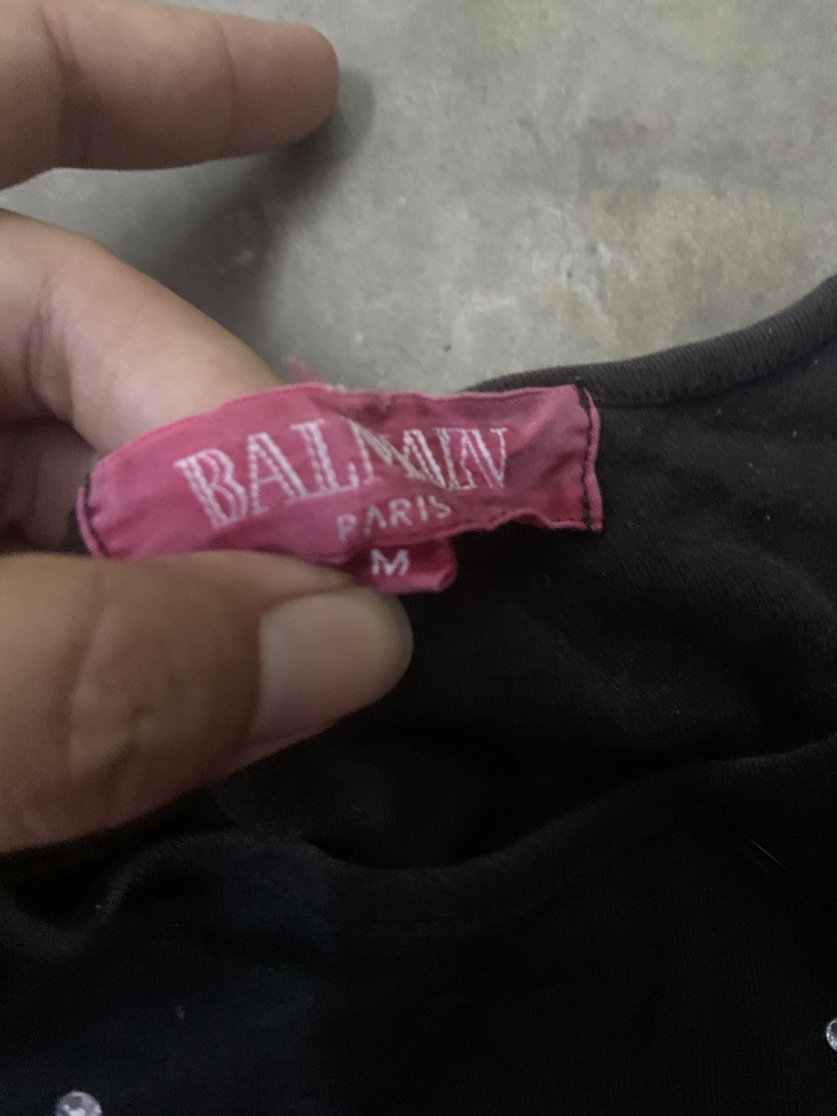 Balmain Balmain Spellout Tee Size M / US 6-8 / IT 42-44 - 4 Thumbnail
