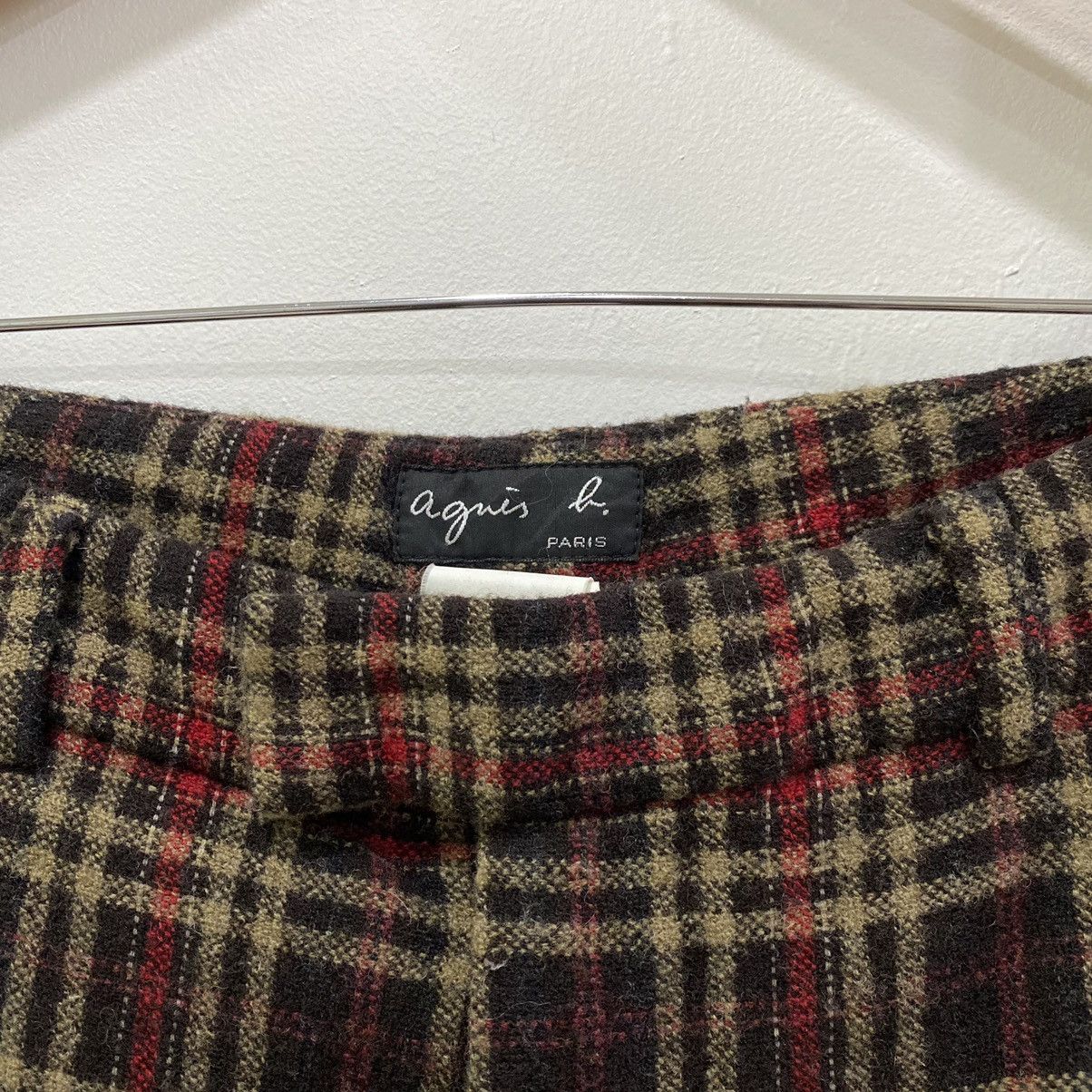 Designer × Japanese Brand × agnes b. Agnes B Plaid Check Wool Pants Size US 29 - 4 Thumbnail