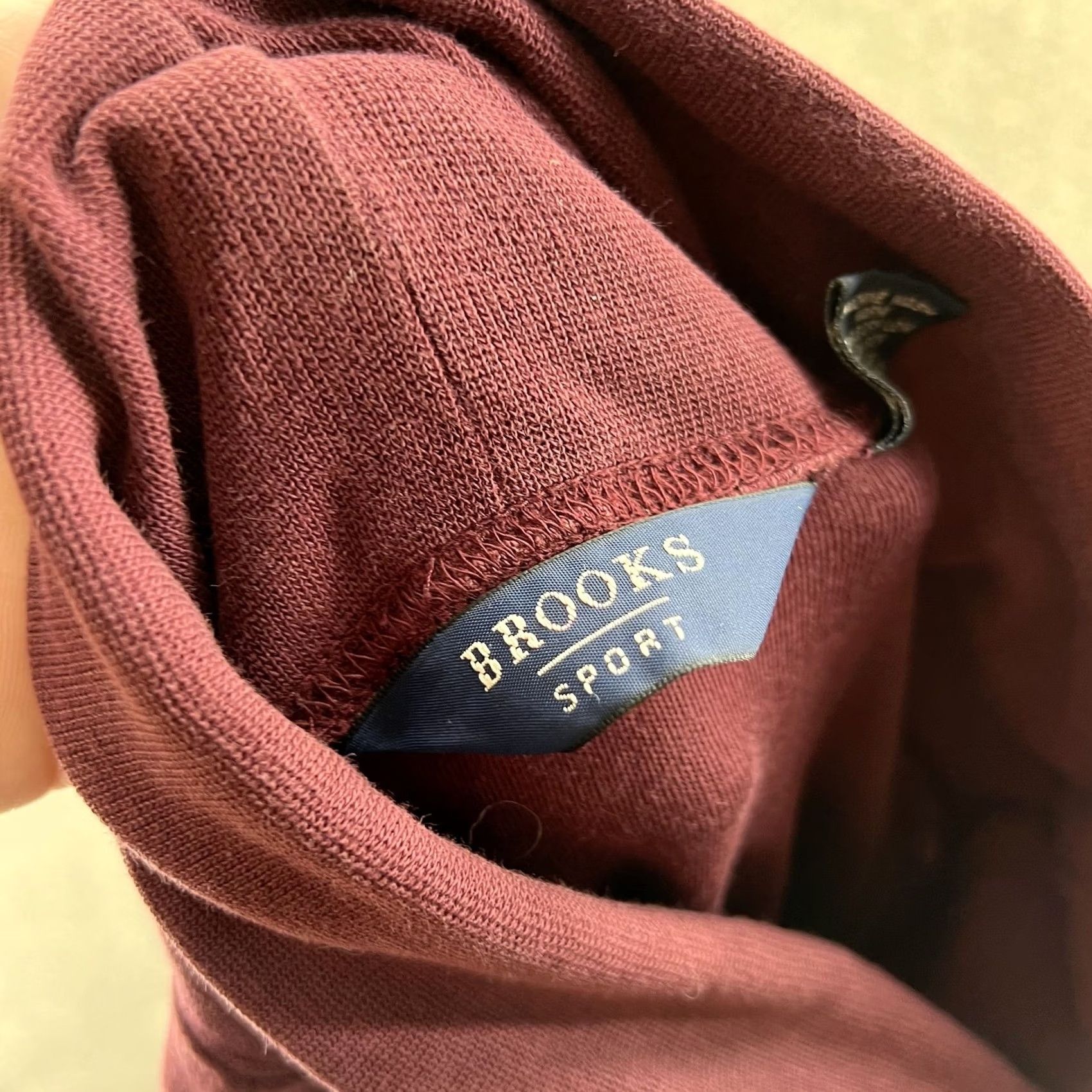 Brooks Brothers Brooks Sport Sweater Mens Large Red Cotton Turtleneck Pullover Logo Long Sleeve Regular Fit Pullover Size US L / EU 52-54 / 3 - 2 Thumbnail