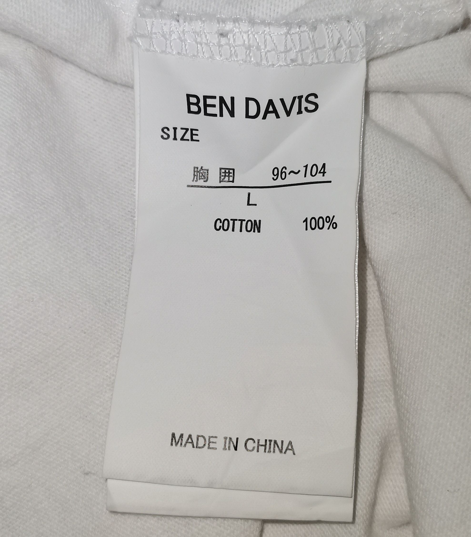 Ben Davis × Vintage BEN DAVIS DENIM SINGLE POCKET SHIRT Size US L / EU 52-54 / 3 - 4 Thumbnail