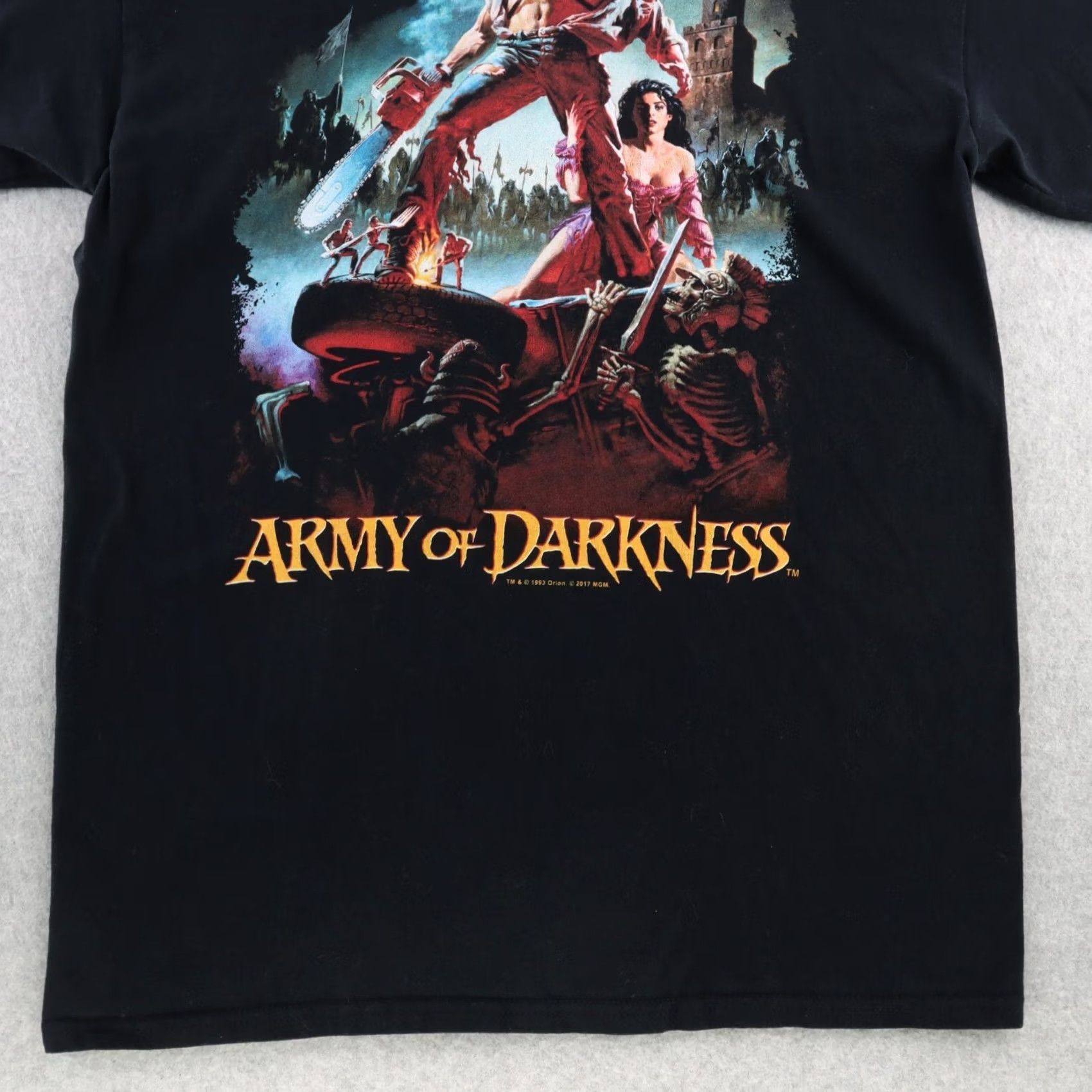 Fruit Of The Loom Army Of Darkness Ash Tshirt Adult Medium Black Crew Neck Size US M / EU 48-50 / 2 - 6 Thumbnail