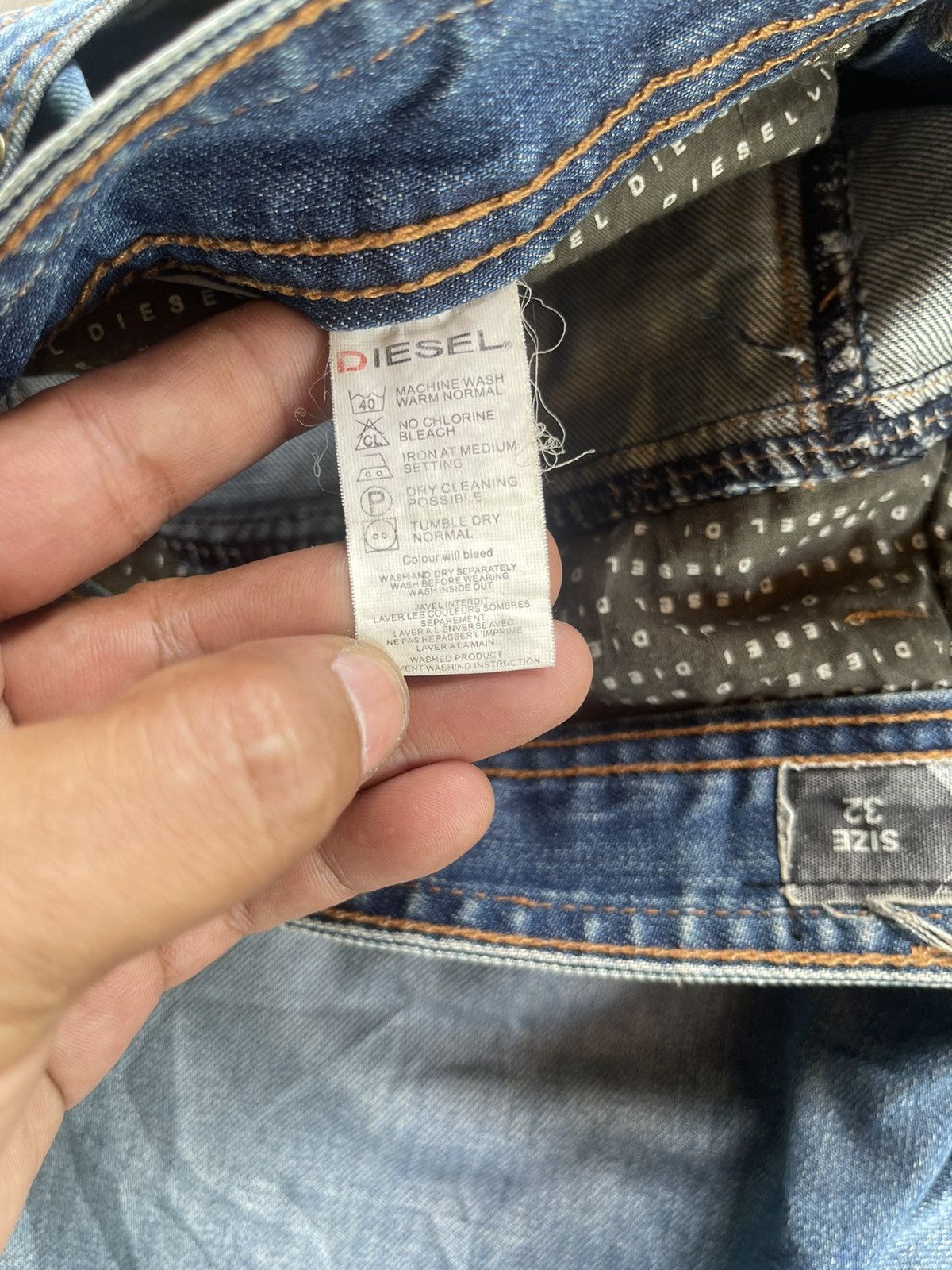 Diesel Y2K Diesel Denim Jeans Vintage Distressed Wash Size 32 Size US 32 / EU 48 - 8 Thumbnail