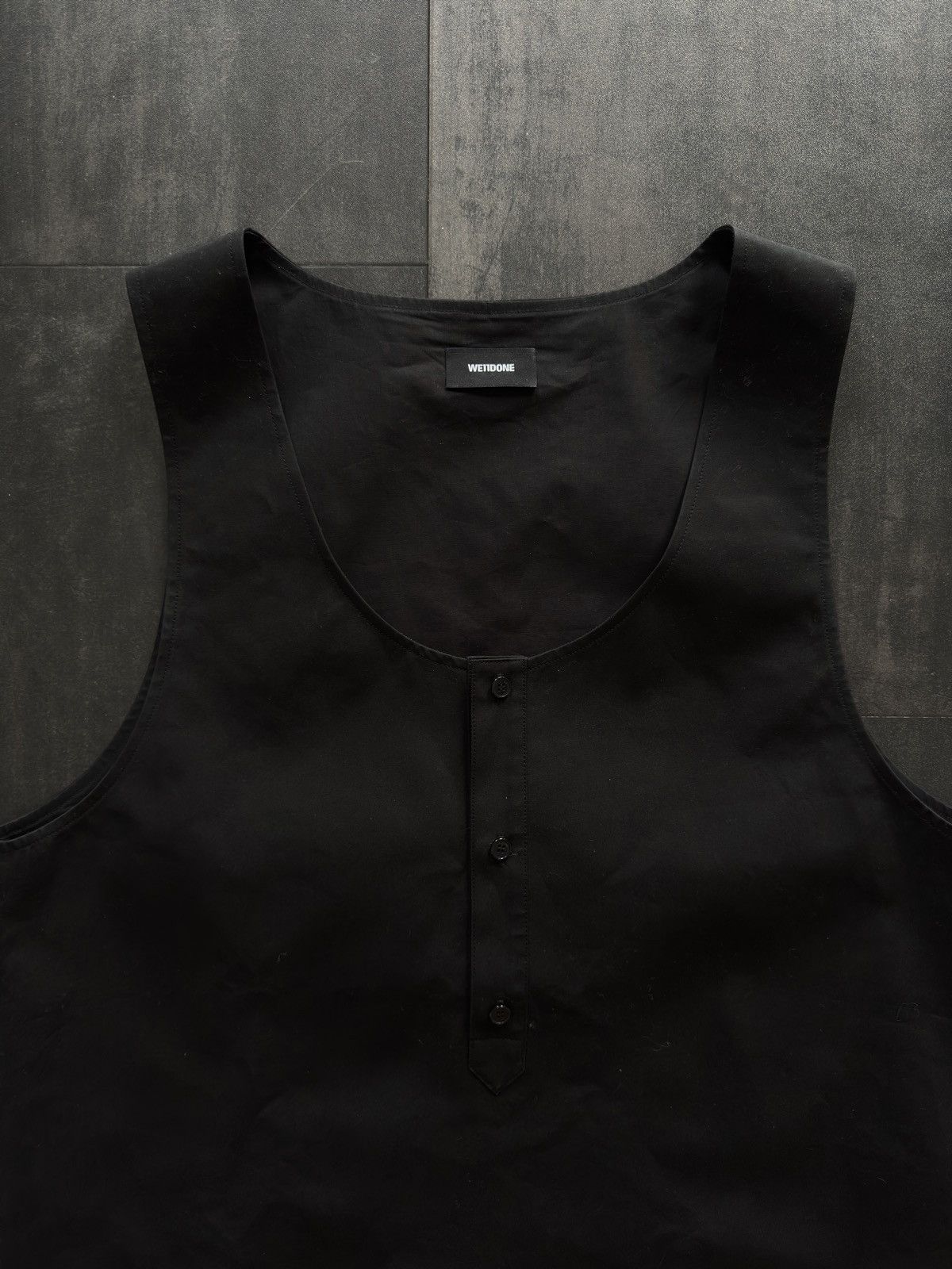 WE11DONE WE11DONE Black Tank Top Size US L / EU 52-54 / 3 - 3 Thumbnail