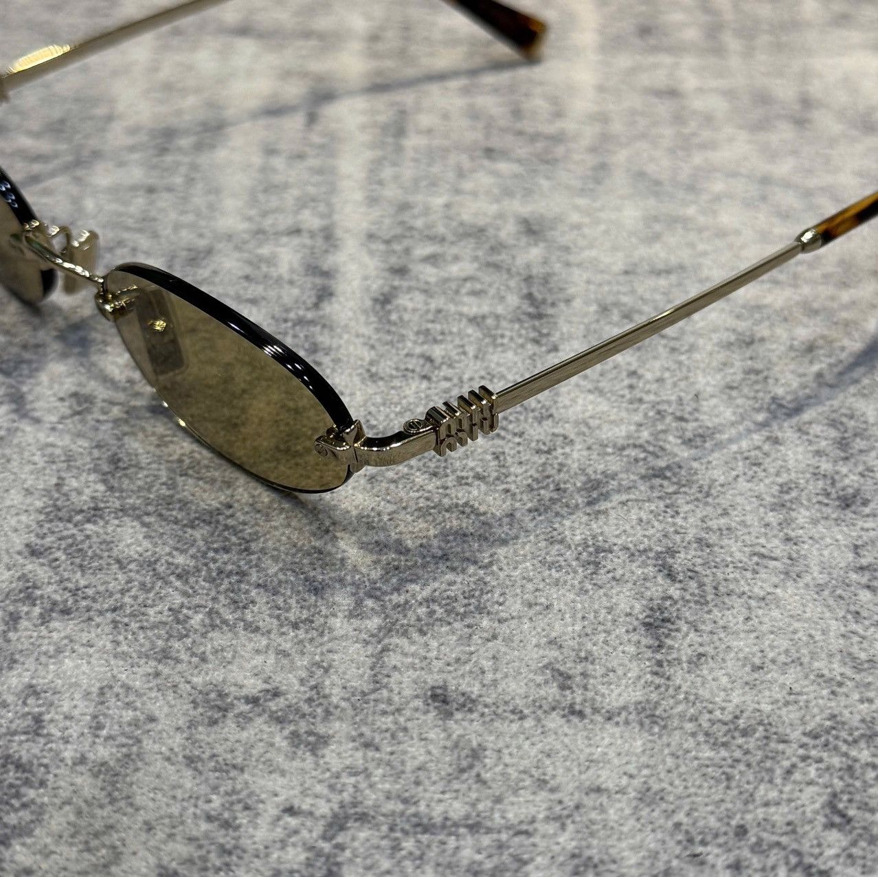 Miu Miu MIU MIU MU A54S ZVN10R Sunglasses Size ONE SIZE - 2 Thumbnail