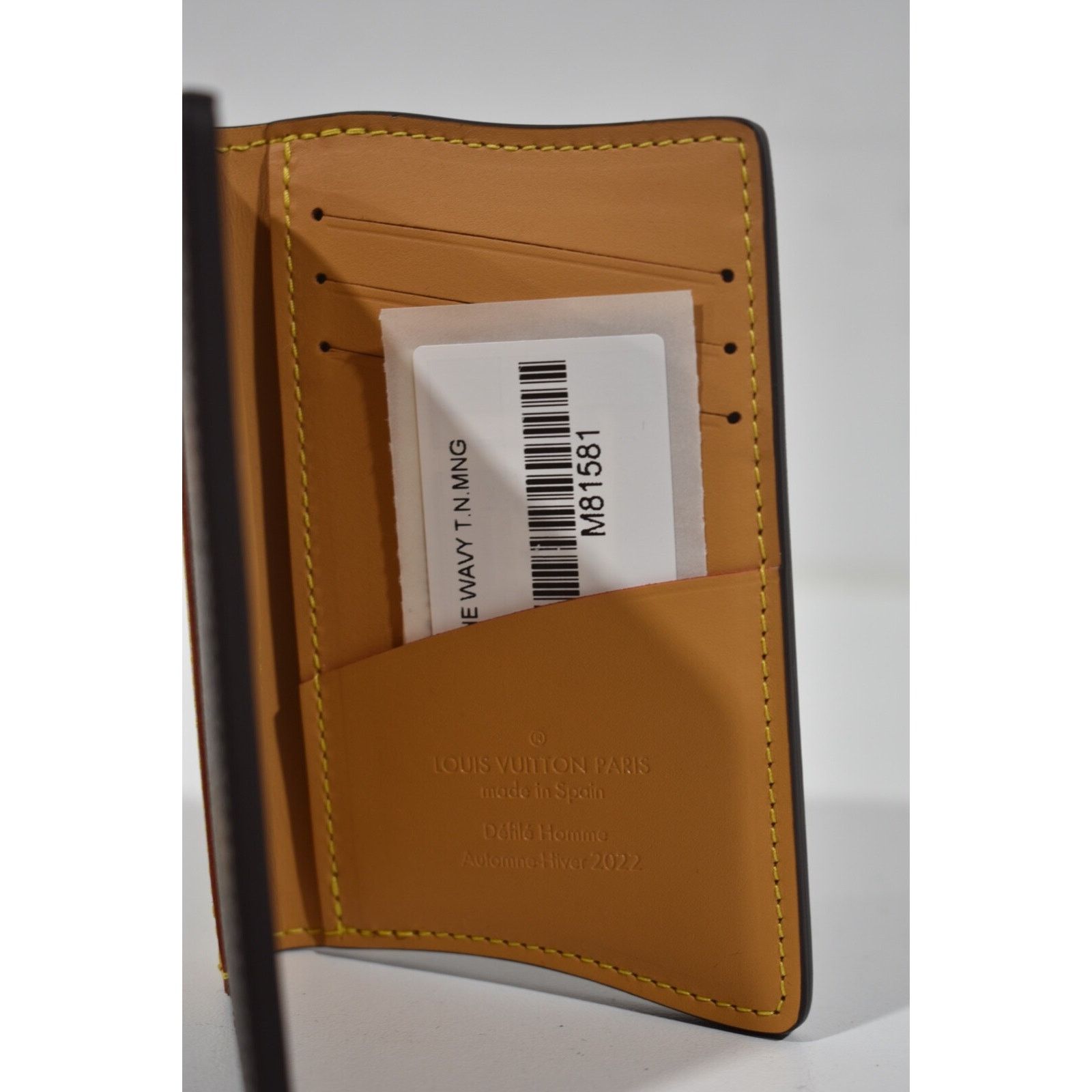 Louis Vuitton Louis Vuitton Monogram Wavy Logo Pocket Organizer Wallet Size ONE SIZE - 9 Thumbnail