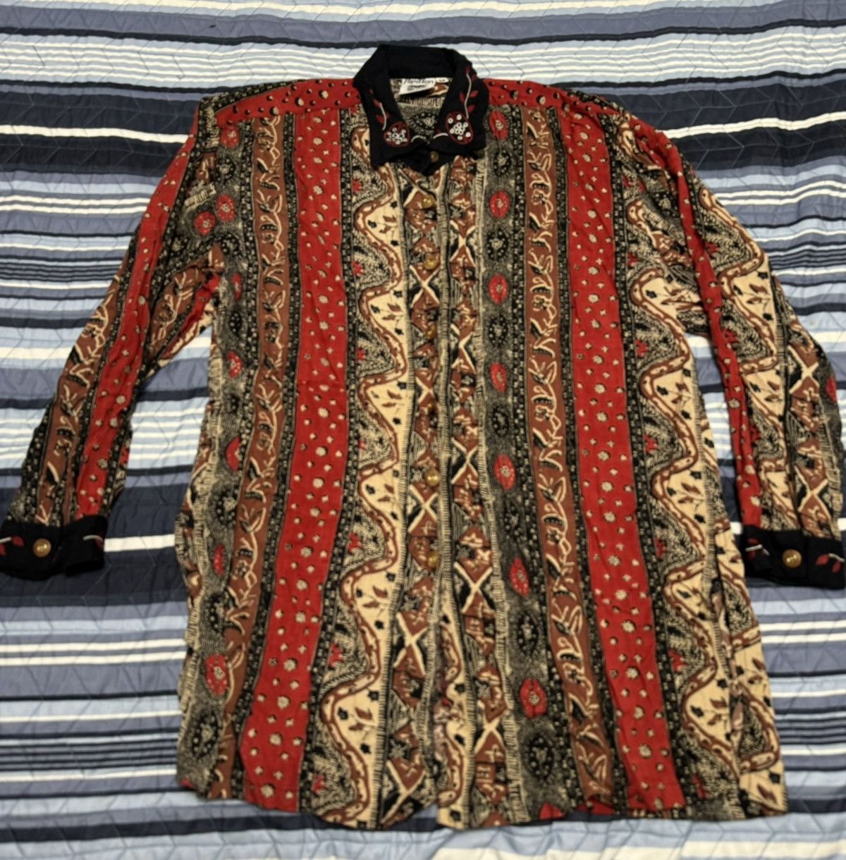 Vintage PAPILLON VANCOUVER LOS ANGELES COLLARED SHIRT SIZE MEDIUM Size M / US 6-8 / IT 42-44 - 1 Thumbnail