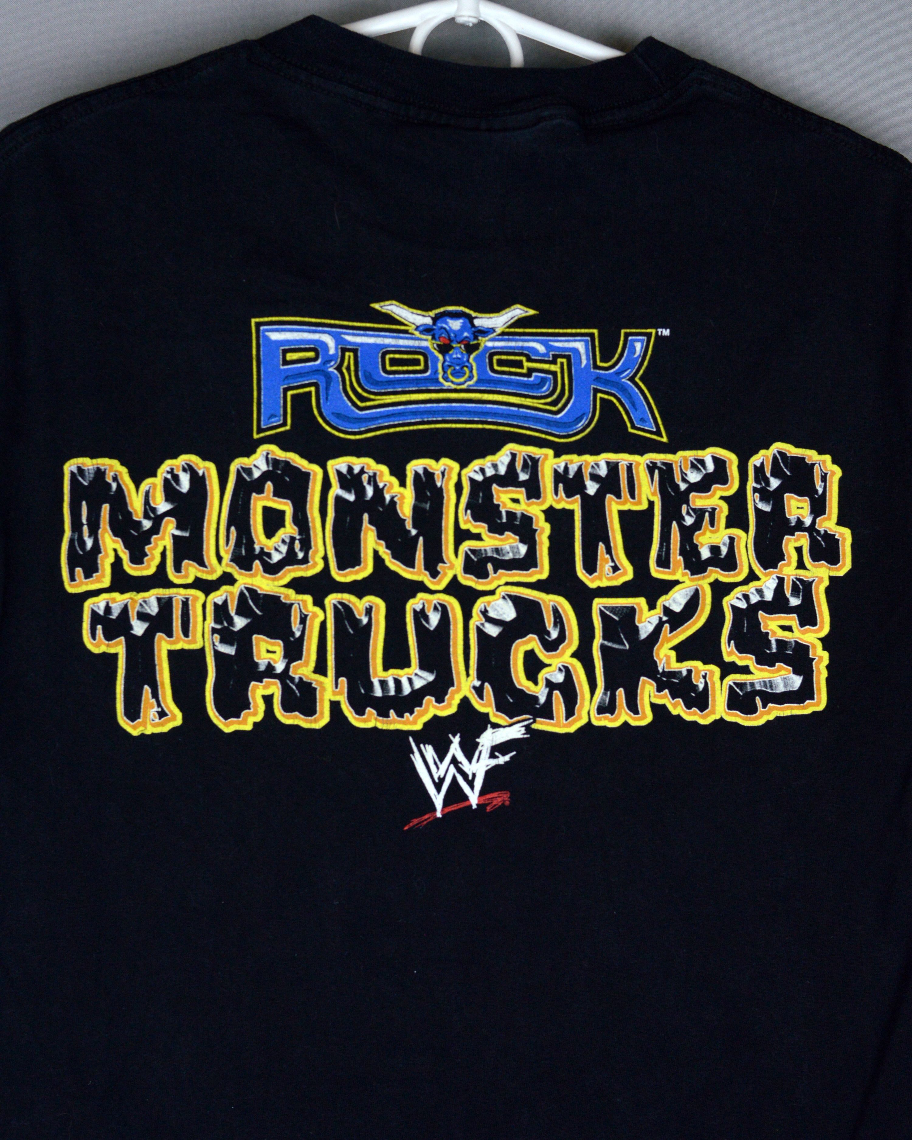 Vintage × WWF Vintage WWF Rock Monster Trucks 2001 t shirt Size US M / EU 48-50 / 2 - 6 Thumbnail