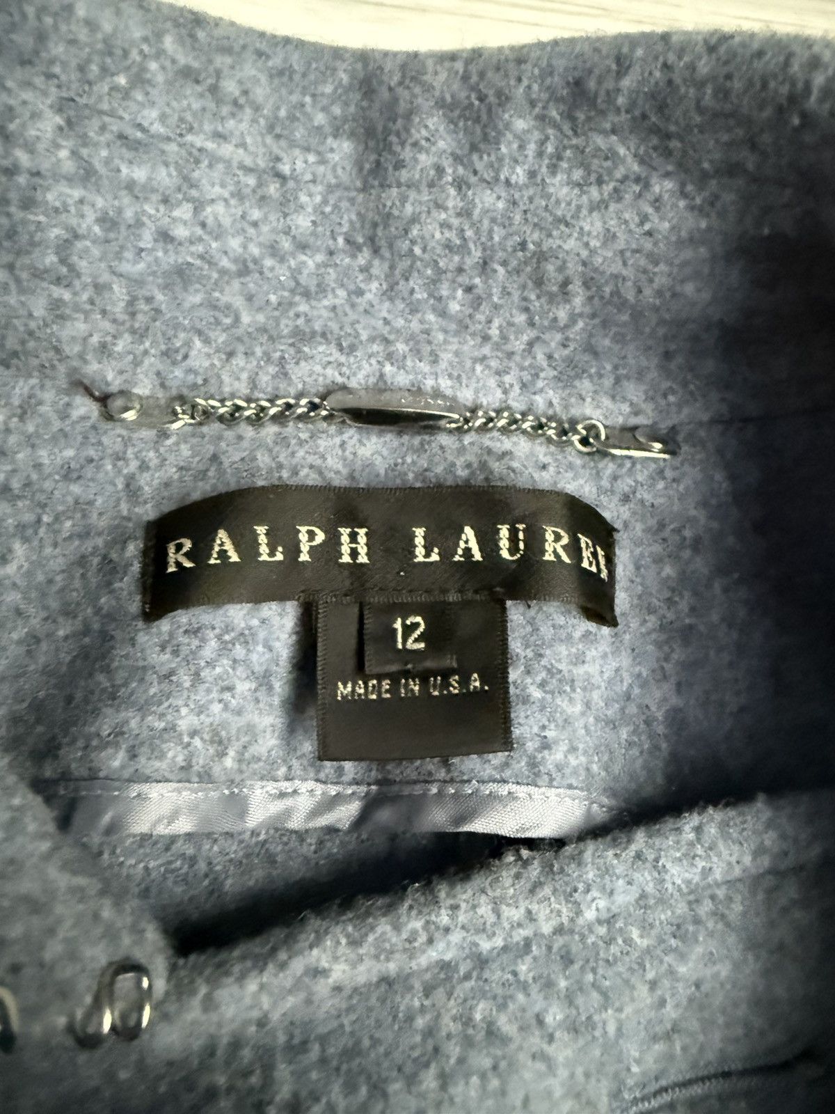 Polo Ralph Lauren × Ralph Lauren Black Label Polo Ralph Lauren black label women’s wool Coat Jacket Size XL / US 12-14 / IT 48-50 - 7 Thumbnail