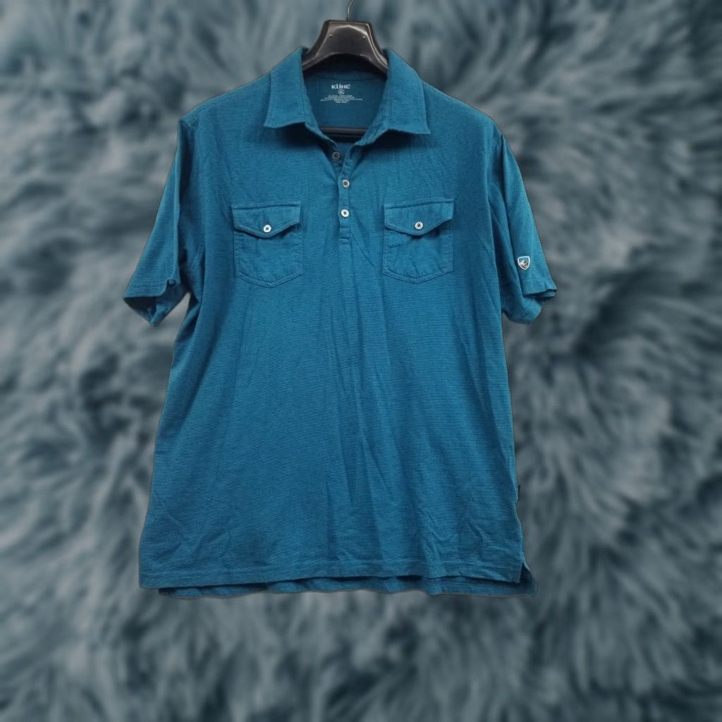 Vintage **Kuhl Men XL Brown Polo Shirt Hiking Outdoor** User: Kuhl Men XL Brown Polo Shirt Hiking Outdoor Size US XL / EU 56 / 4 - 1 Thumbnail