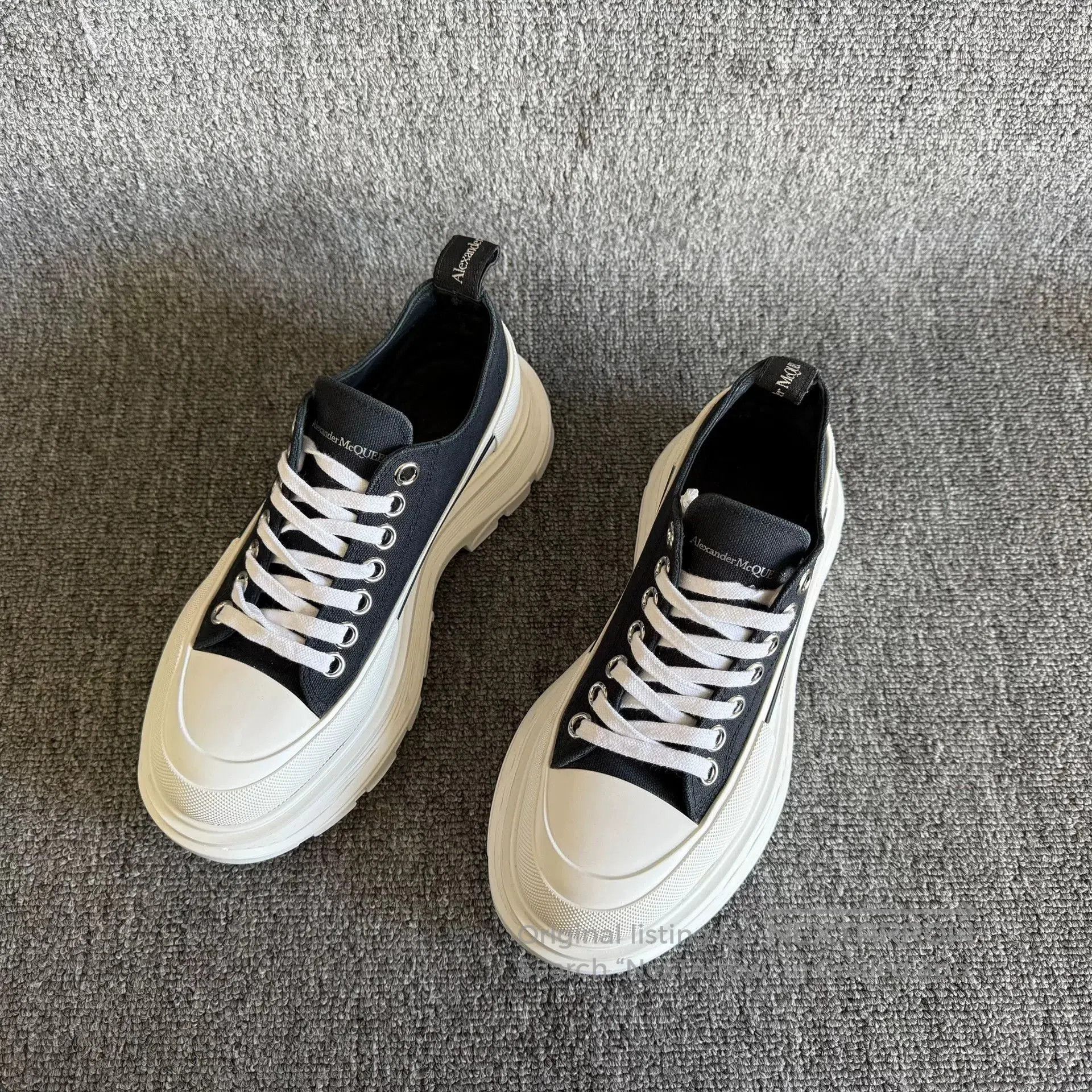 Alexander McQueen Alexander McQueen Platform Canvas Shoes 37. Size US 6 / IT 36 - 2 Thumbnail