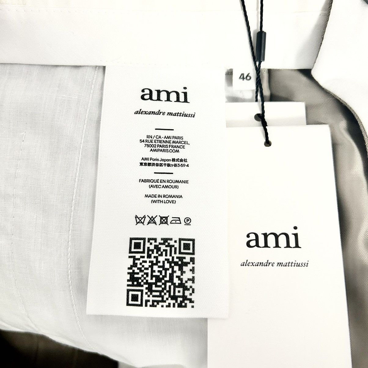 AMI New Ami Wool Wide Leg Straight Fit Pants Trousers Size FR46 Size US 36 / EU 52 - 3 Thumbnail