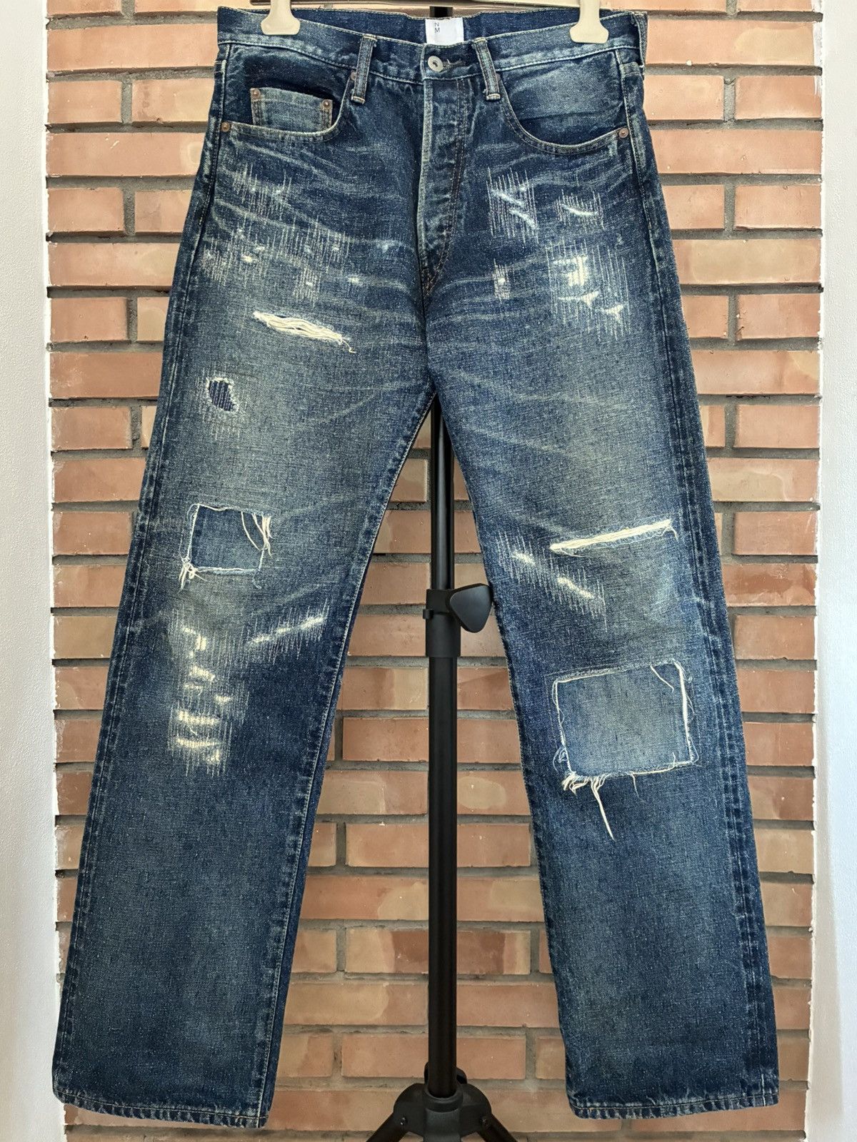 Junya Watanabe Junya Watanabe AW24 Distressed selvedge Japanese Denim Jeans Size US 32 / EU 48 - 1 Thumbnail