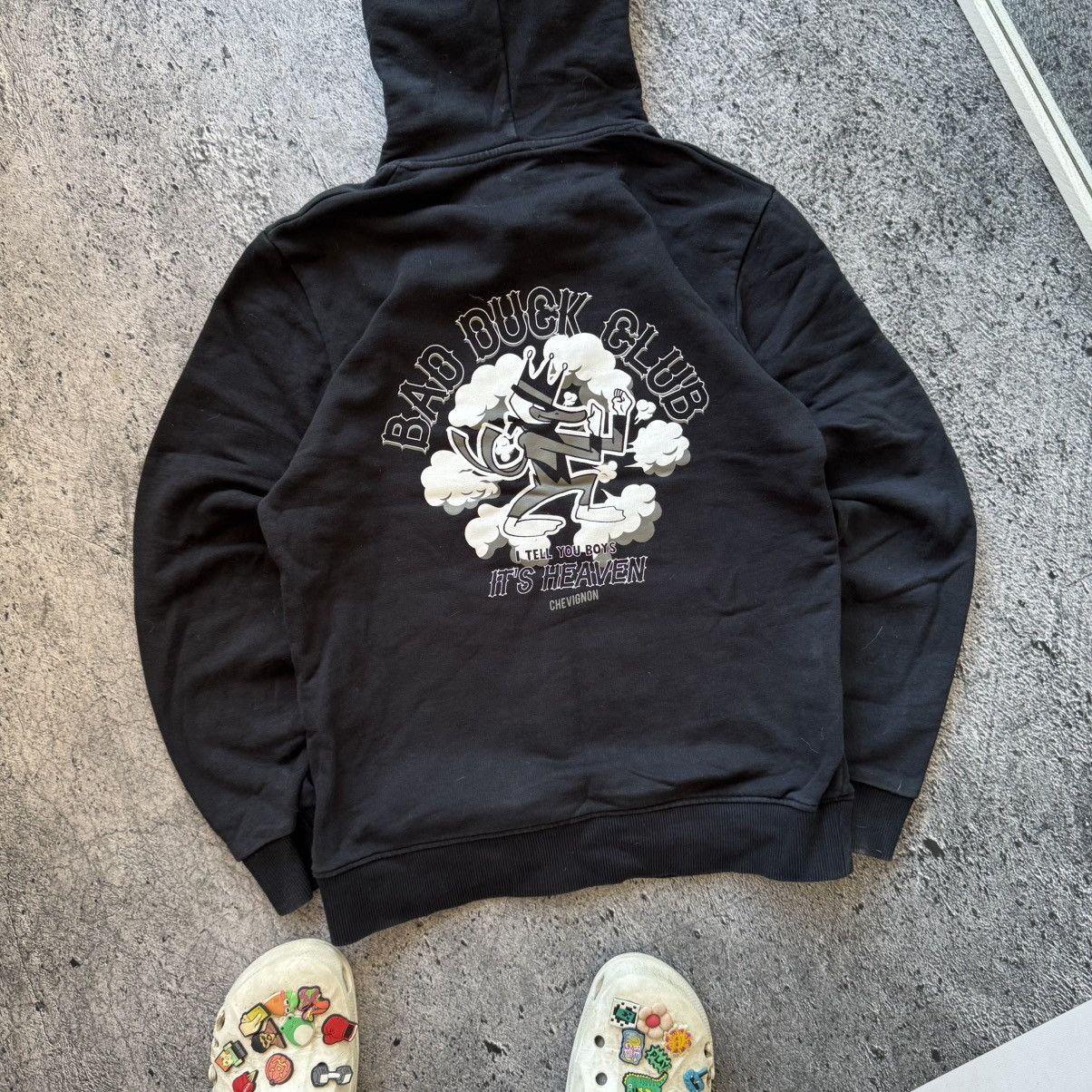 Chevignon Chevignon black hoodie bad duck club Size US M / EU 48-50 / 2 - 9 Thumbnail