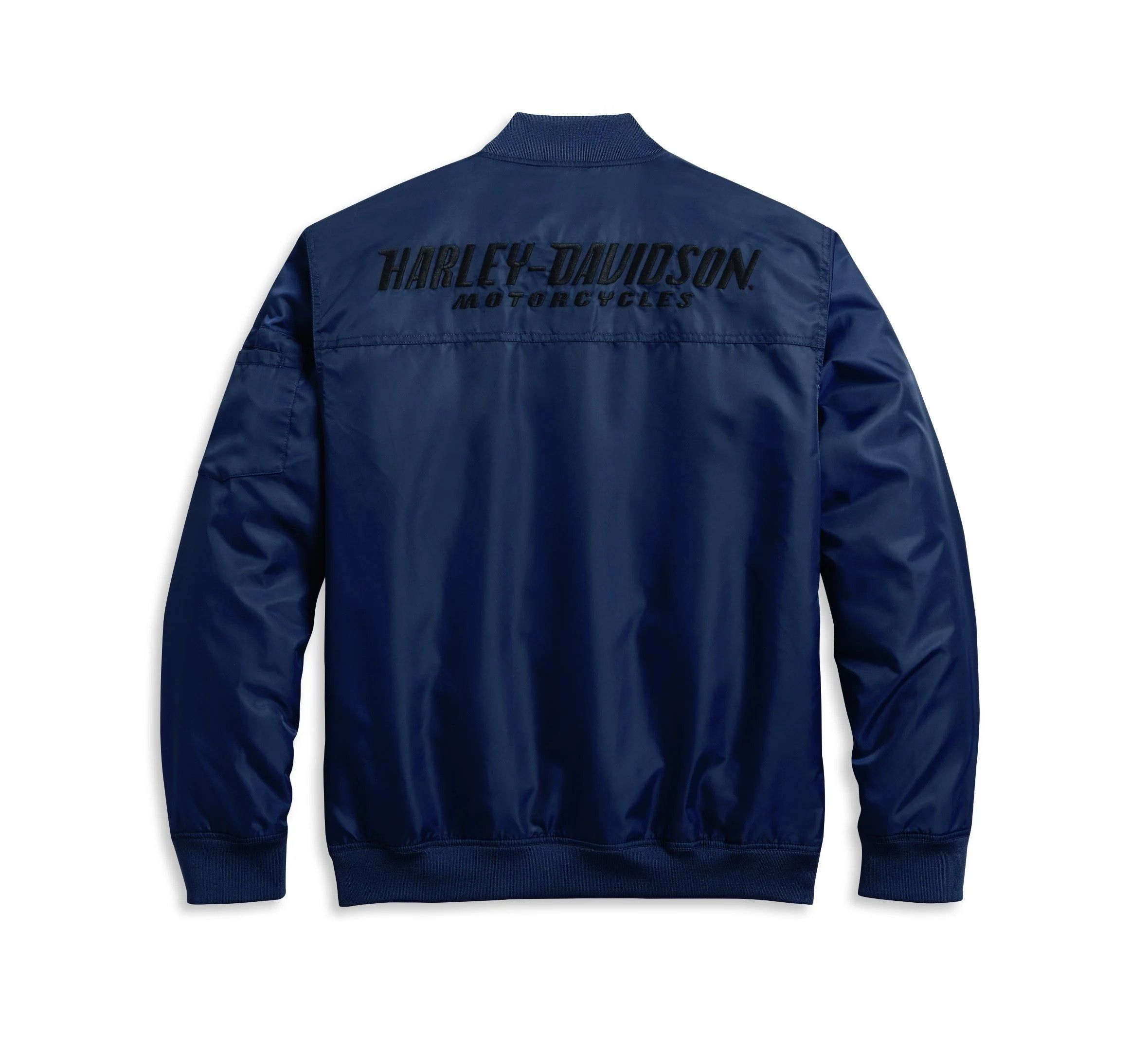 Harley Davidson Harley Davidson MA-1 Nylon Bomber Jacket Blue Size US XL / EU 56 / 4 - 8 Thumbnail