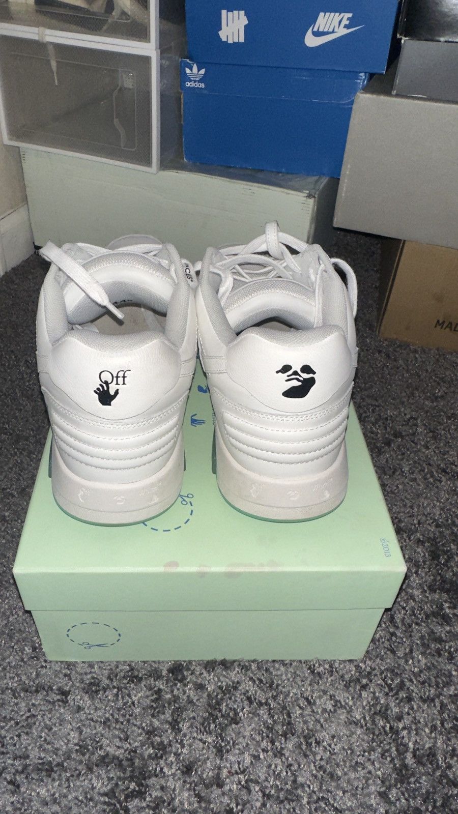 Off-White Off-White Shoes Teal “For Walking” Size US 11 / EU 44 - 4 Thumbnail