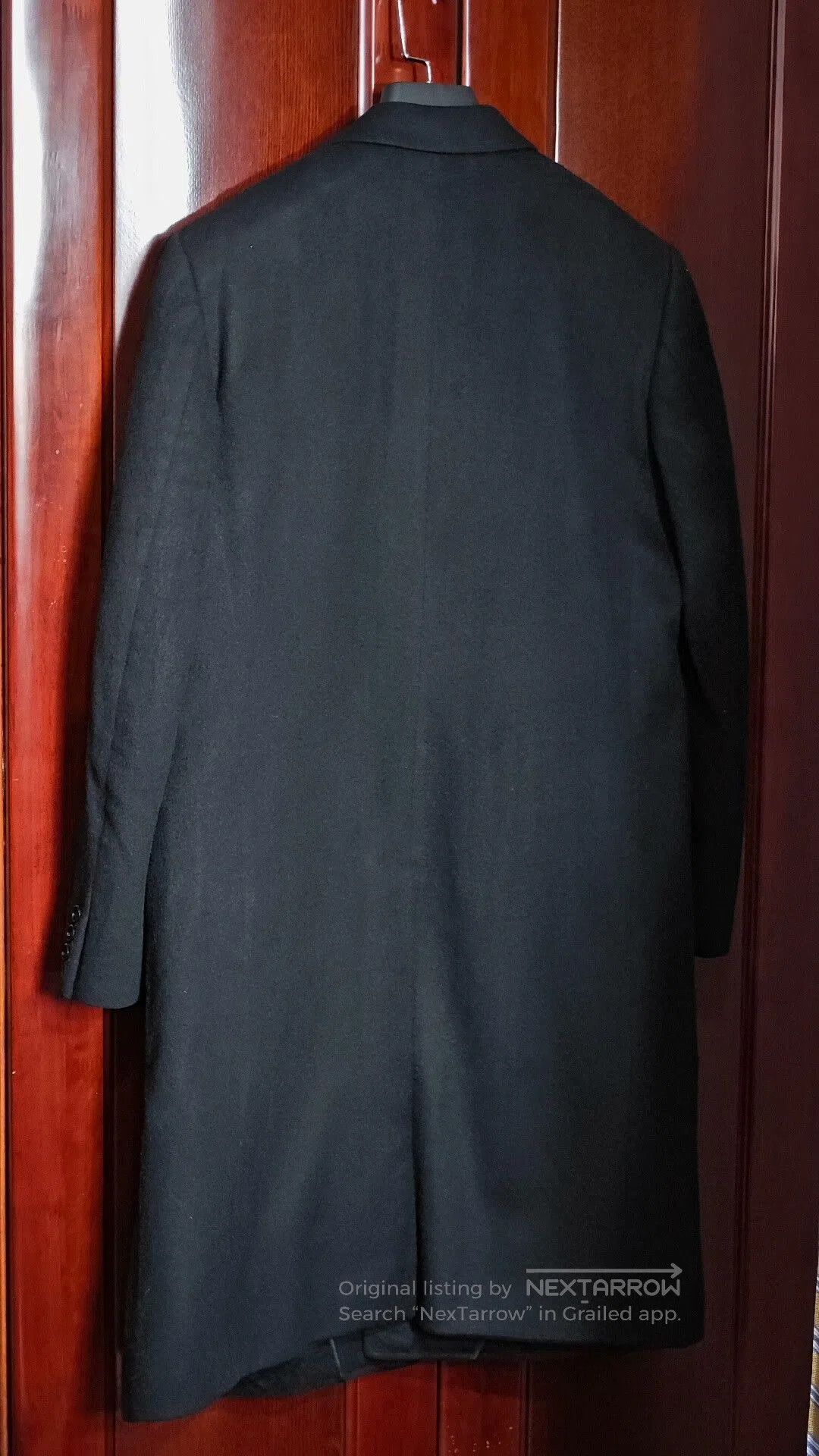 Crombie Custom Black Cashmere Overcoat. Size US M / EU 48-50 / 2 - 7 Thumbnail