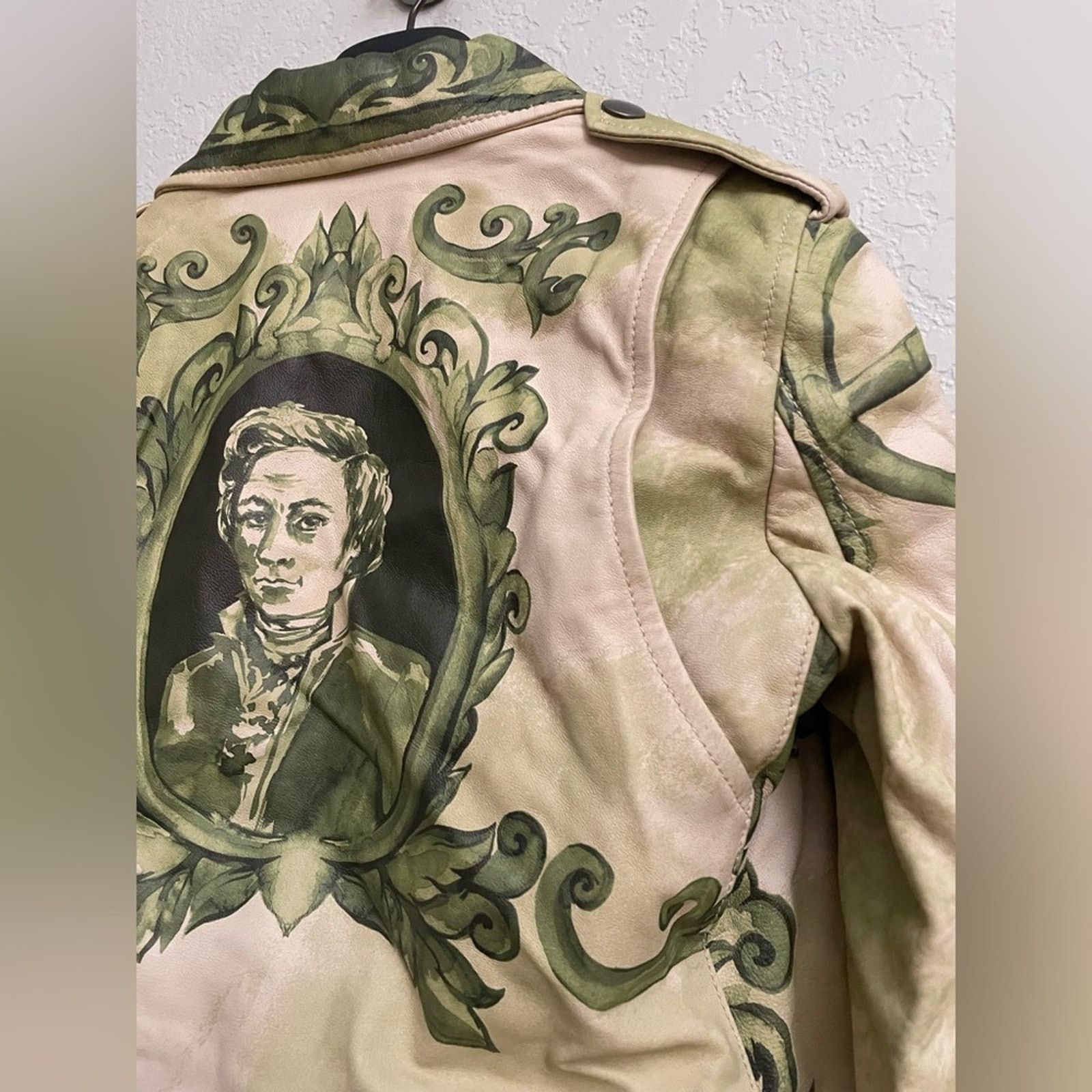 Moschino Moschino Leather Money Print Biker Jacket Limited Size 40 Size S / US 4 / IT 40 - 12 Thumbnail