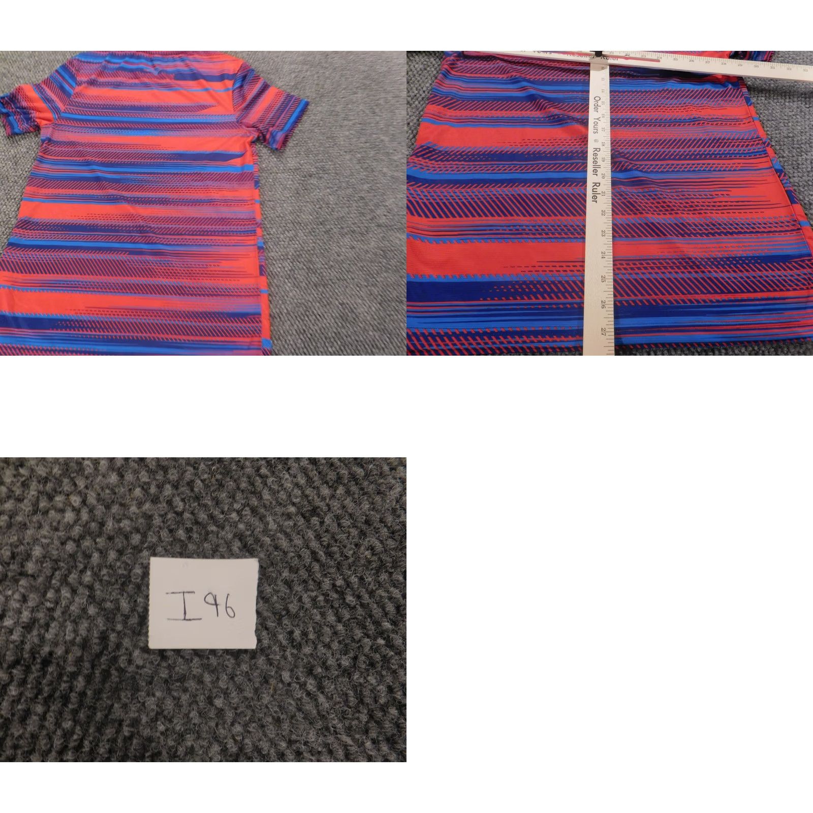 Mizuno Mizuno Shirt Mens S Purple Striped Crew Neck Short Sleeve Cotton Spandex Logo T-Shirt Vintage: No, USA Theme, Graphic Print, Stretch, Regular Fit Size US S / EU 44-46 / 1 - 8 Thumbnail