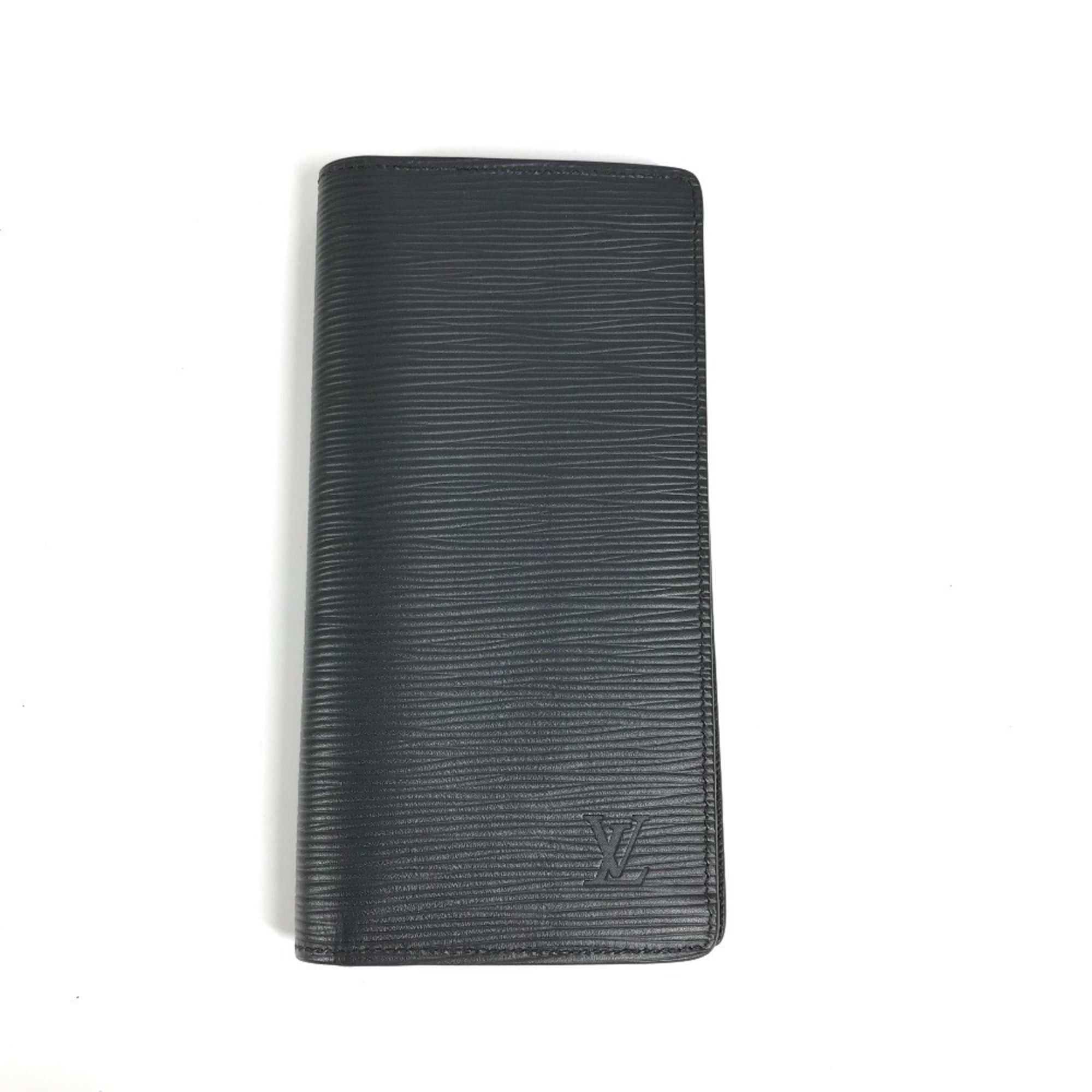 Louis Vuitton LOUIS VUITTON M60622 Epi Portefeuille Brazza Bi-fold Long Wallet, Leather, Men's/Women's, Noir Black Size ONE SIZE - 1 Thumbnail