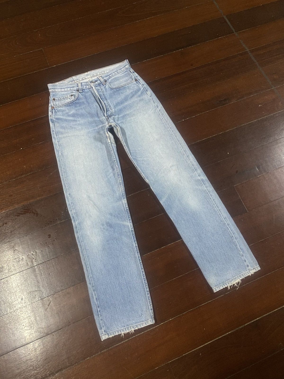 Levi's Vintage early 80s 522 Levis 501 Dirty washed Faded rework Size US 31 - 2 Thumbnail