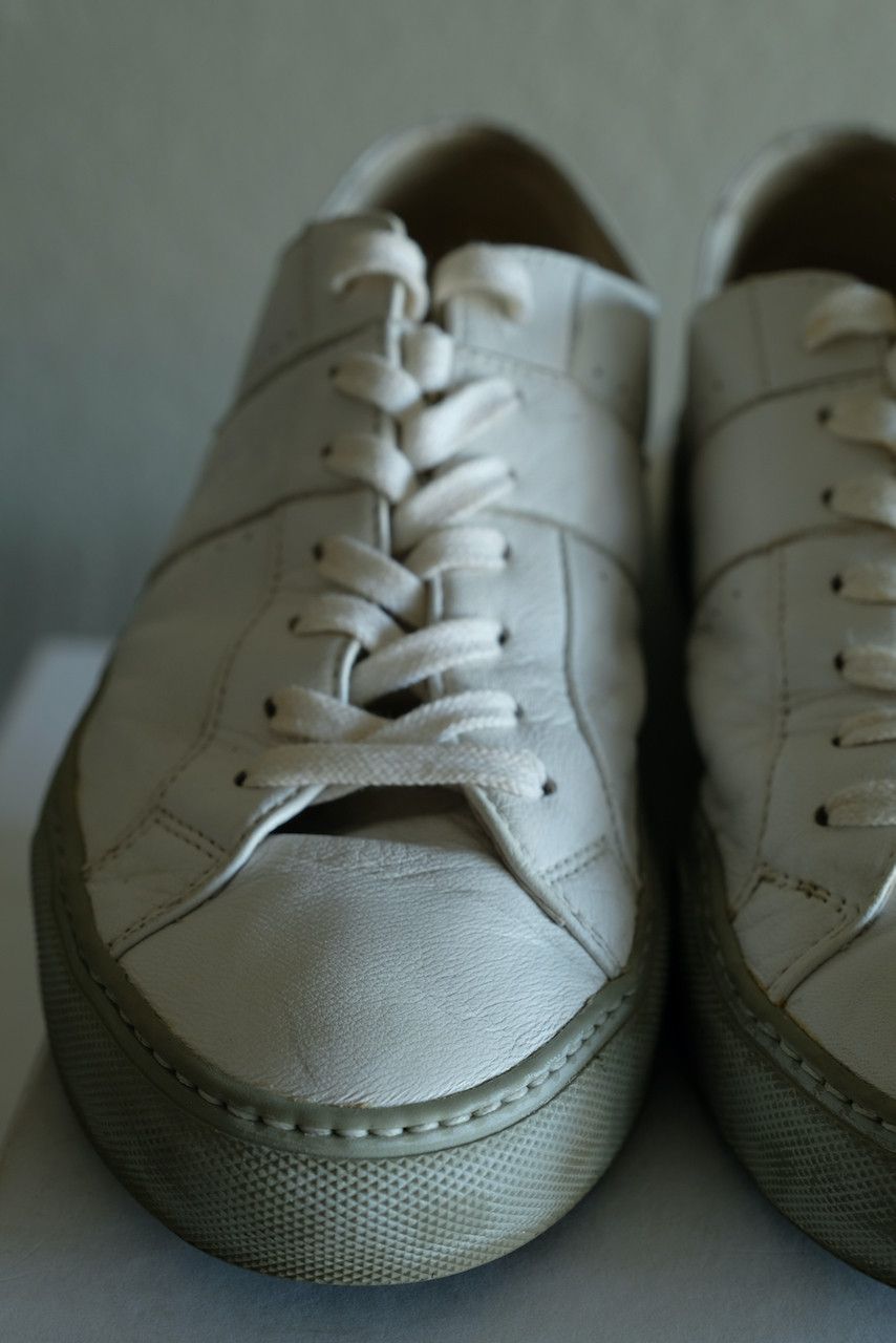 Yohji Yamamoto Y's Yohji Yamamoto White Leather Sneakers Lambskin Shoes 9 Size US 9 / EU 42 - 4 Thumbnail