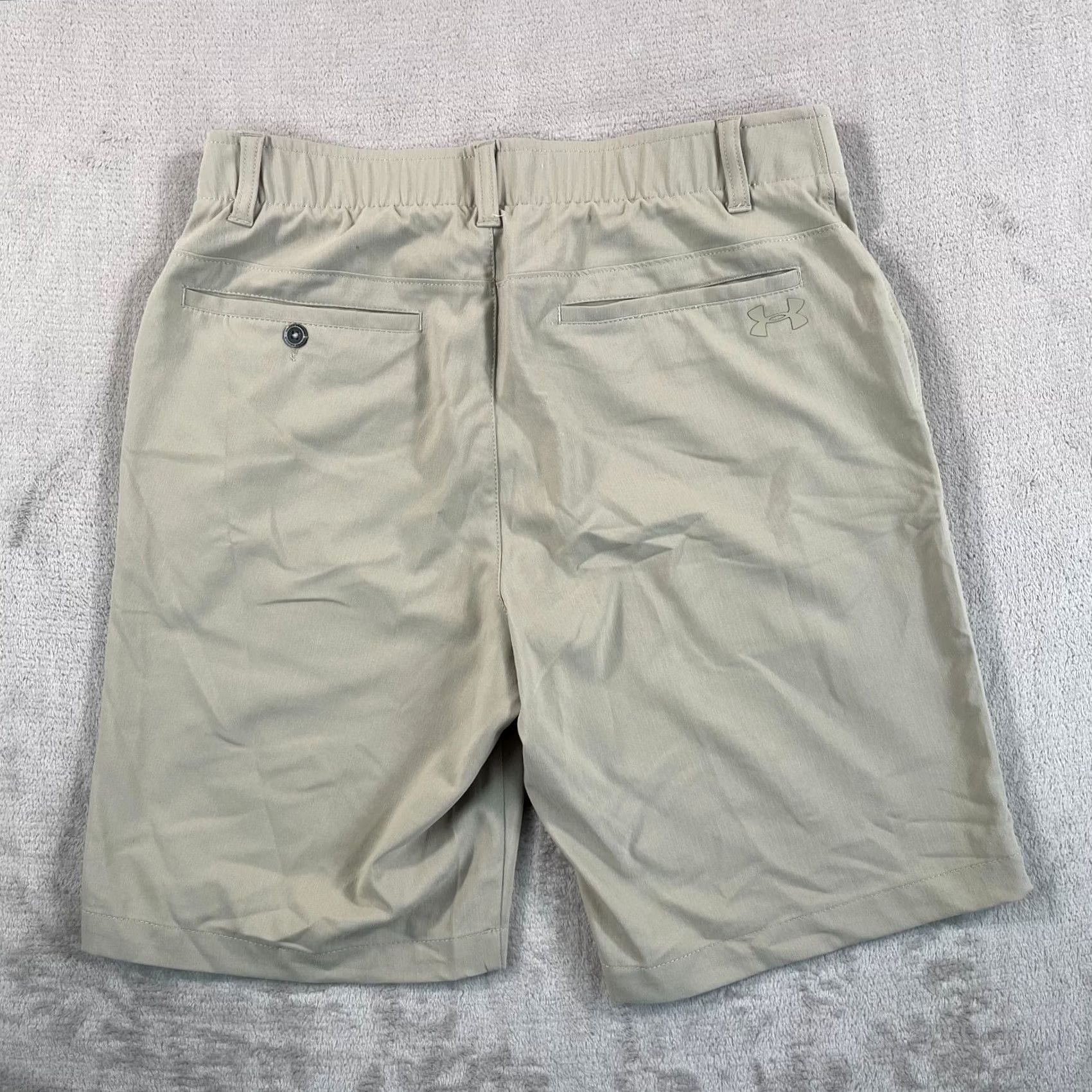 Under Armour Under Armour Golf Shorts Men 32 Beige HeatGear 10" NWOT Size US 32 / EU 48 - 4 Thumbnail