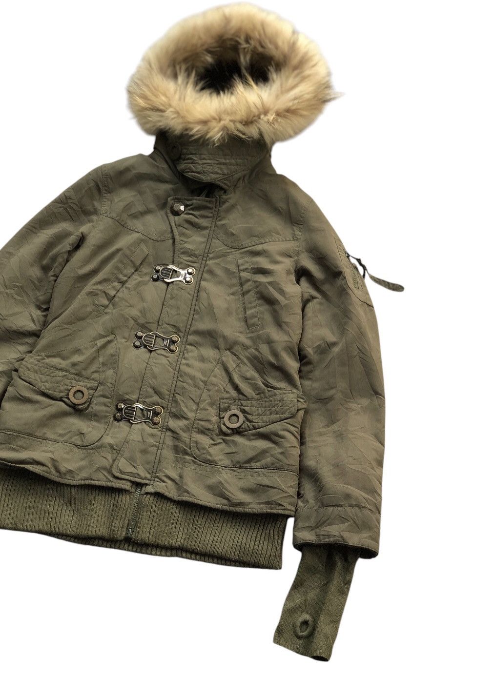 If Six Was Nine × Japanese Brand SLY Gimmick Fur Parka Cargo Jacket Ifsixwasnine Style Size US S / EU 44-46 / 1 - 8 Thumbnail