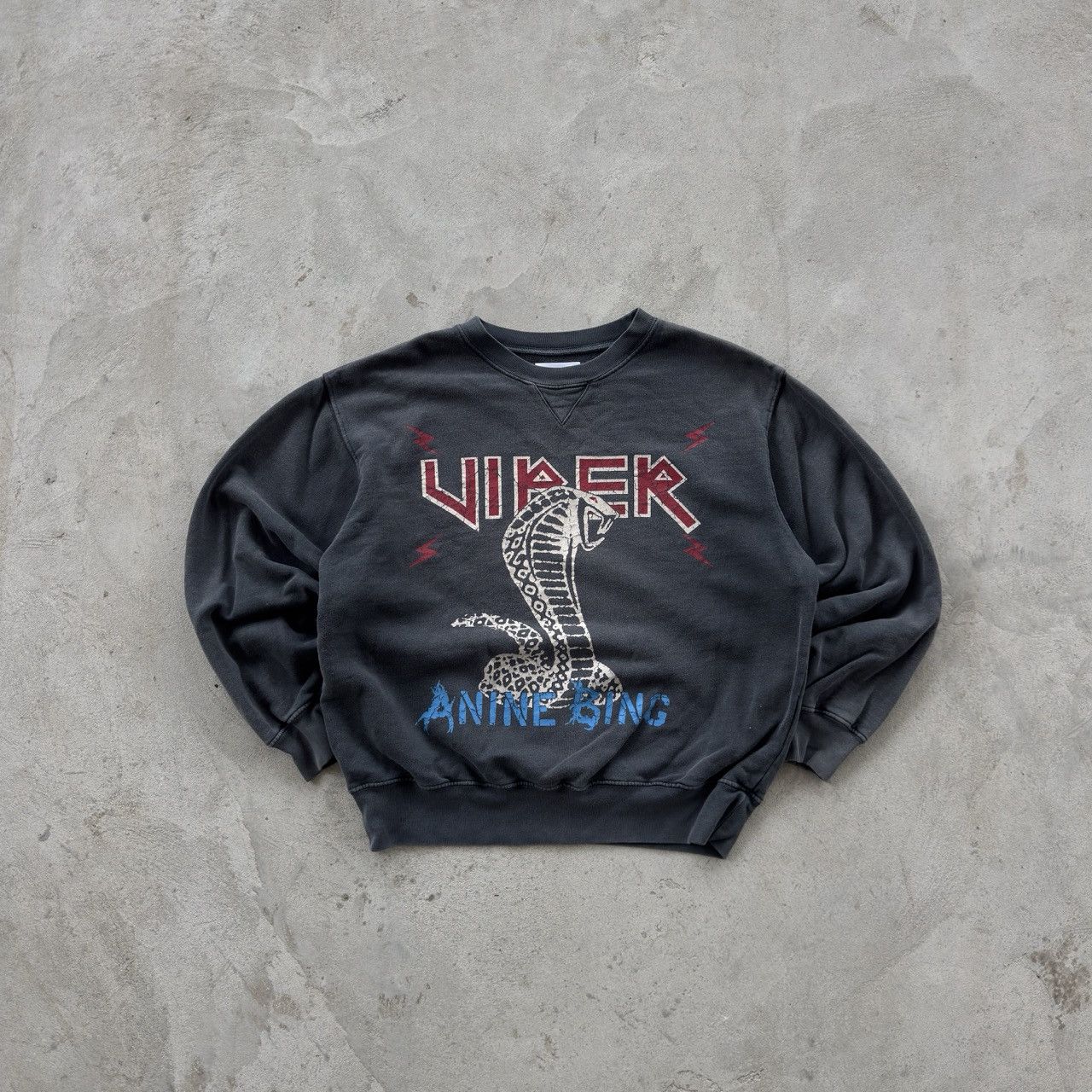 Vintage Vintage 90s Anine Bing Viper Crewneck Sweatshirt Size US XS / EU 42 / 0 - 1 Thumbnail