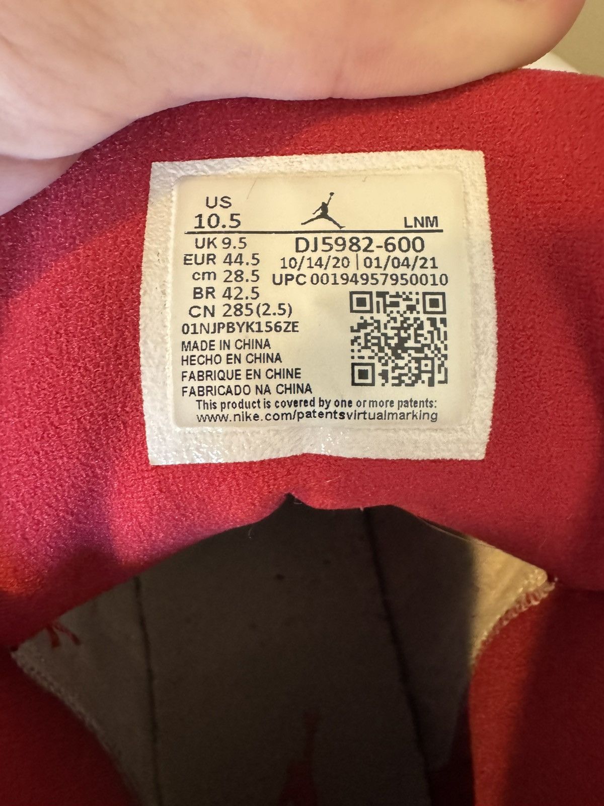Jordan Brand Air Jordan 13 Retro ‘Red Flint’ Size US 10.5 / EU 43-44 - 9 Thumbnail