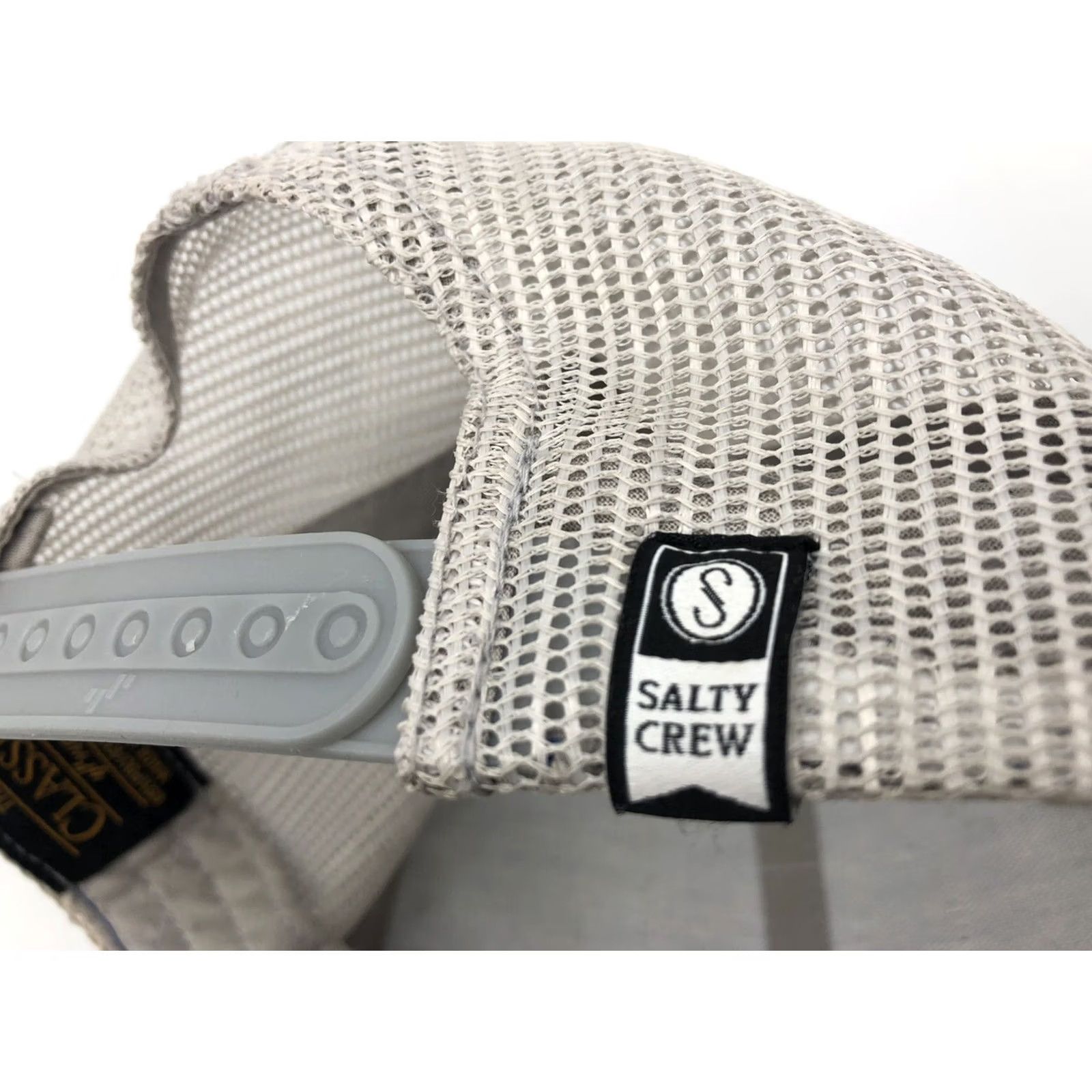 Vintage Salty Crew Hat Blue Green Fish Classic Hat The Classics 65% Polyester 35% Cotton Baseball Cap Men One Size Blue Classic Mens Hat Size ONE SIZE - 5 Thumbnail