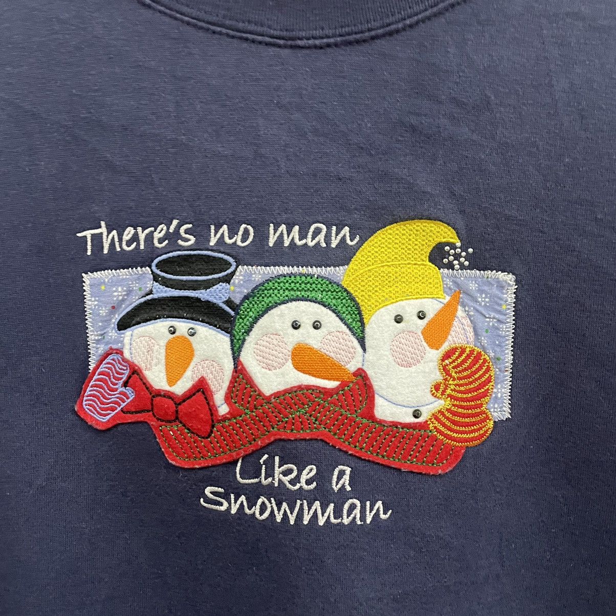 Vintage 🔥Vintage Snowman Cartoon Graphics Sweatshirts Size US M / EU 48-50 / 2 - 4 Thumbnail