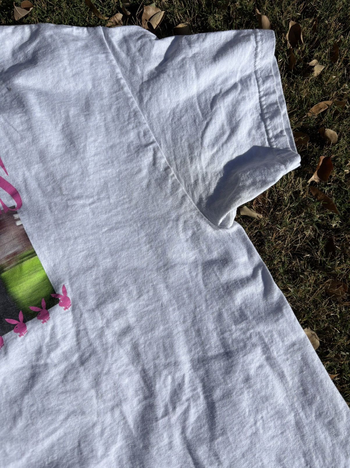 Playboy × Pleasures Pleasures X Playboy Swing tee ‘white’ Size US XL / EU 56 / 4 - 4 Thumbnail