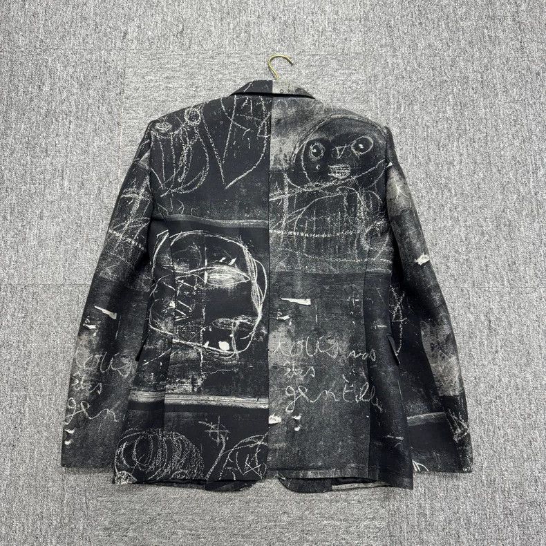 Alexander McQueen Alexander McQUEEN size 50 Graffiti suit jacket 2504-Nextar Size 50S - 5 Thumbnail