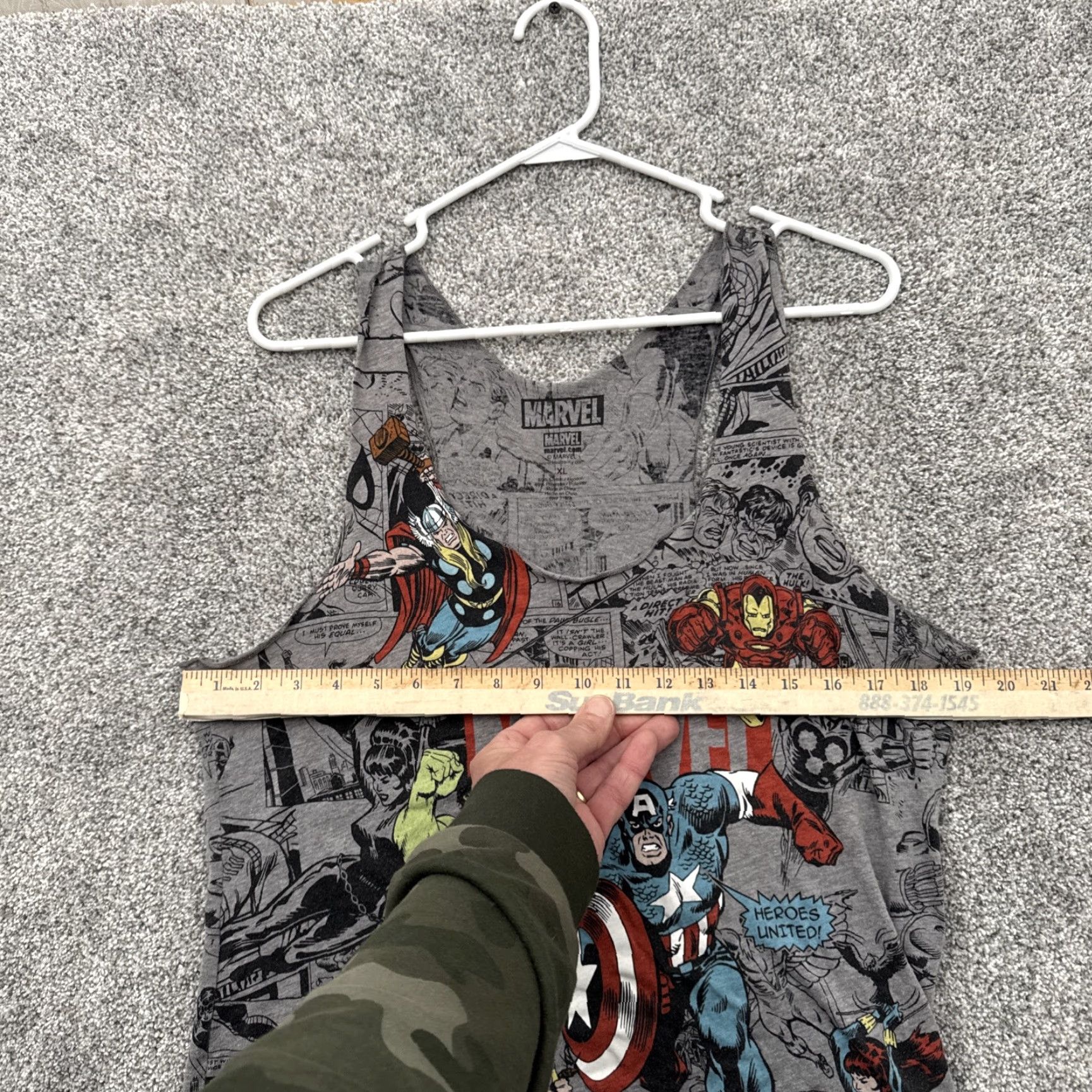 Vintage Marvel Tank Top Women XL Streetwear Grunge Graphic Comic Shirt Size XL / US 12-14 / IT 48-50 - 3 Thumbnail
