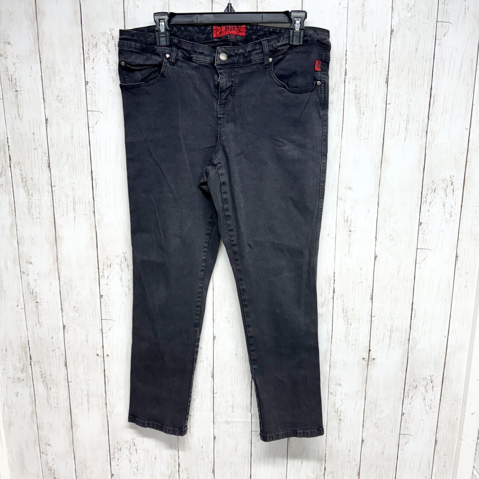 Tripp NYC Vintage Tripp NYC Jeans Size 14S Skinny Size Skulls Striped Size 36" / US 14 / IT 50 - 1 Thumbnail