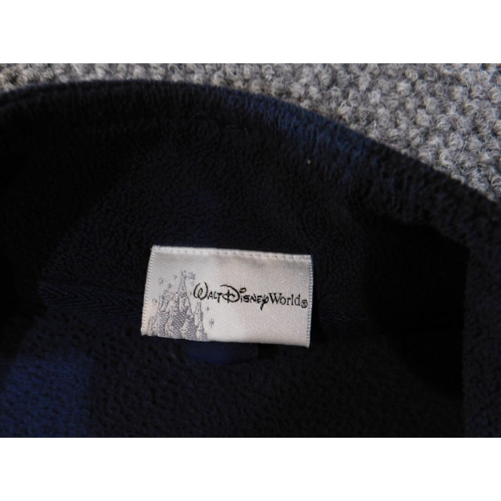 Disney Disney fleece pullover Womens Medium navy half zip embroidered travel vacation Crew Neck Zip Hoodie Size M / US 6-8 / IT 42-44 - 4 Thumbnail