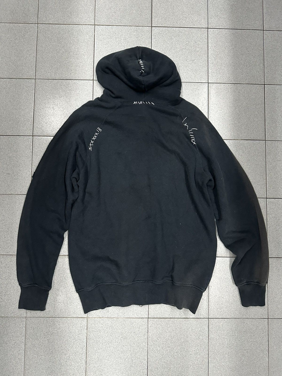 PPFM VTG Reconstruct PPFM Distress Punk Balenciaga Hoodies Size US L / EU 52-54 / 3 - 11 Thumbnail