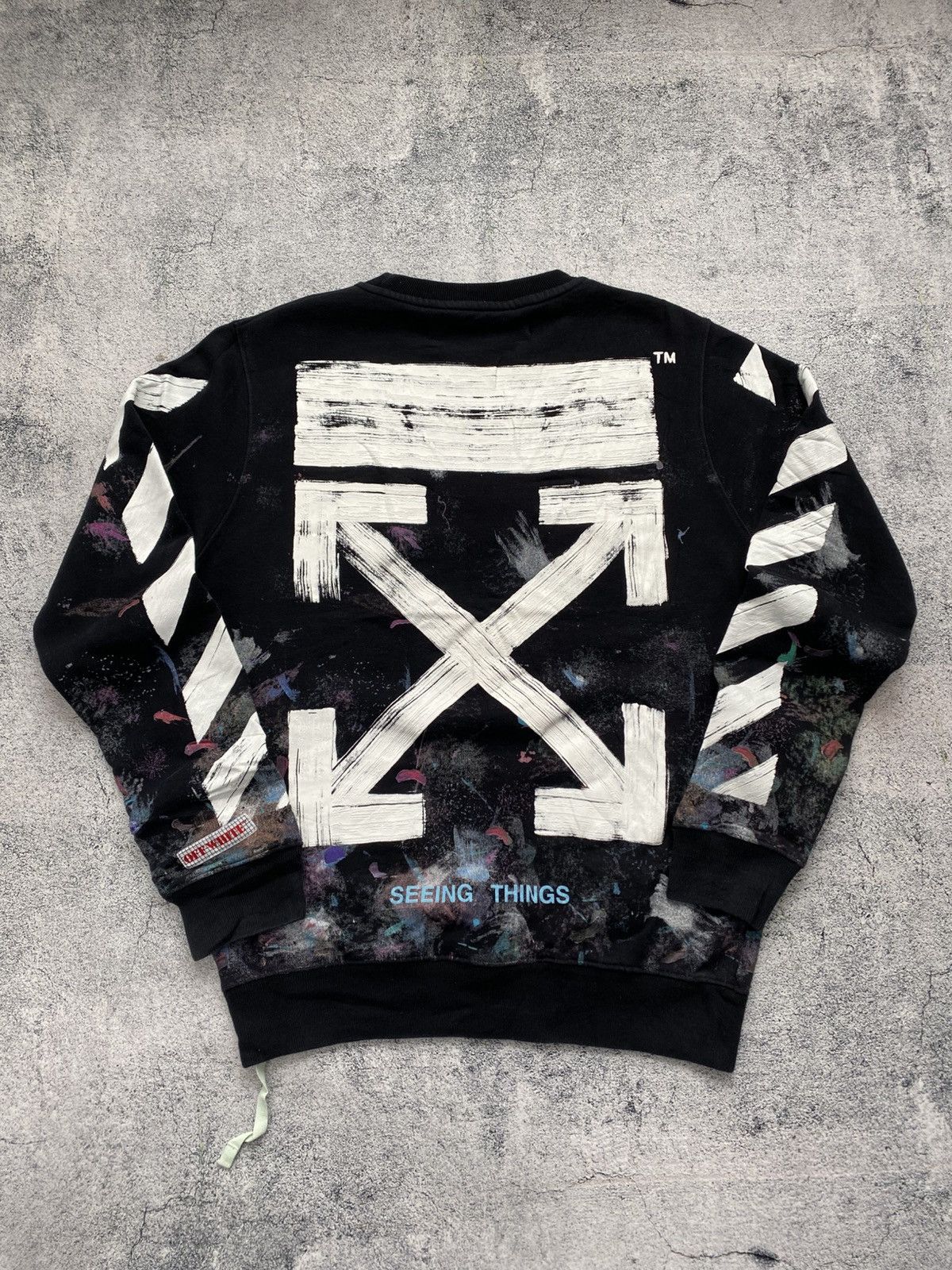 Off White Galaxy Hoodie | Grailed
