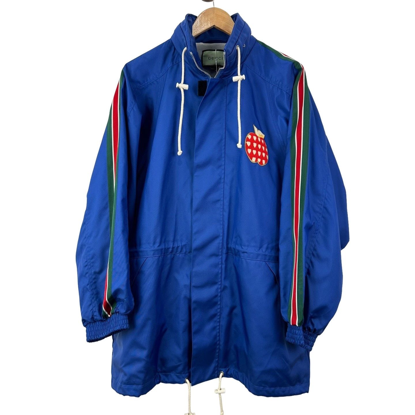Gucci Gucci Apple Patch Stripe Hooded Jacket IT 44 Size US S / EU 44-46 / 1 - 1 Thumbnail