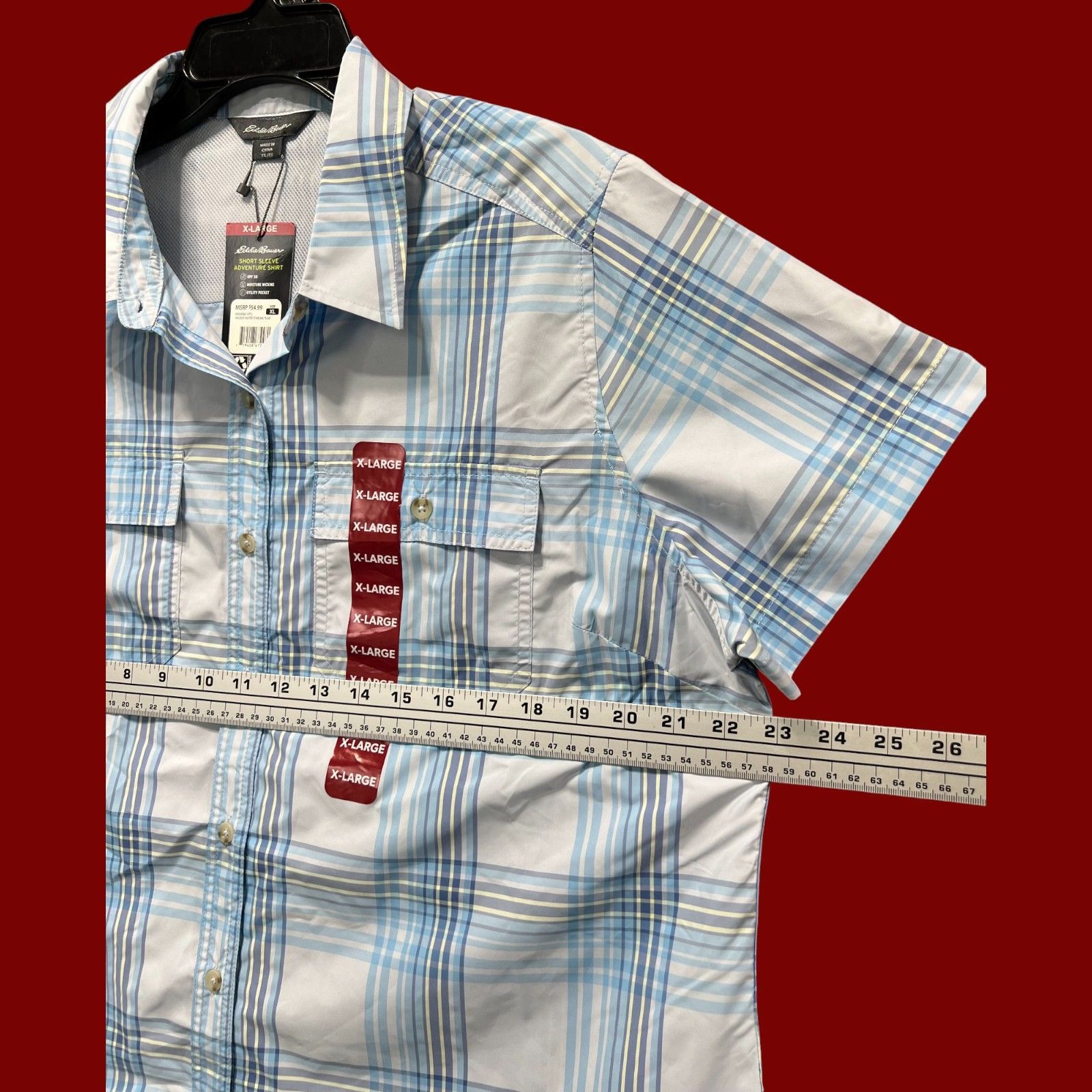 Other Eddie Bauer - Women's Moisture Wicking Short Sleeve Shirt - Size XL / US 12-14 / IT 48-50 - 6 Thumbnail