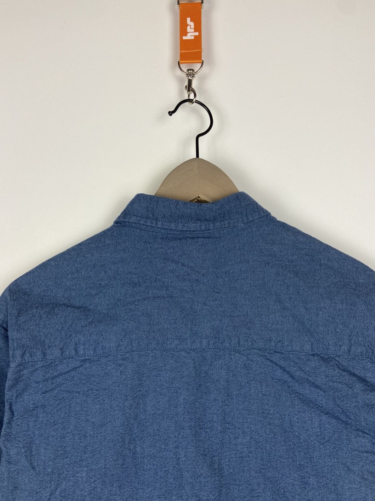 Folk Folk Button-Up Shirt Blue Cotton Pocket Designer Sz 4 Size US M / EU 48-50 / 2 - 13 Thumbnail