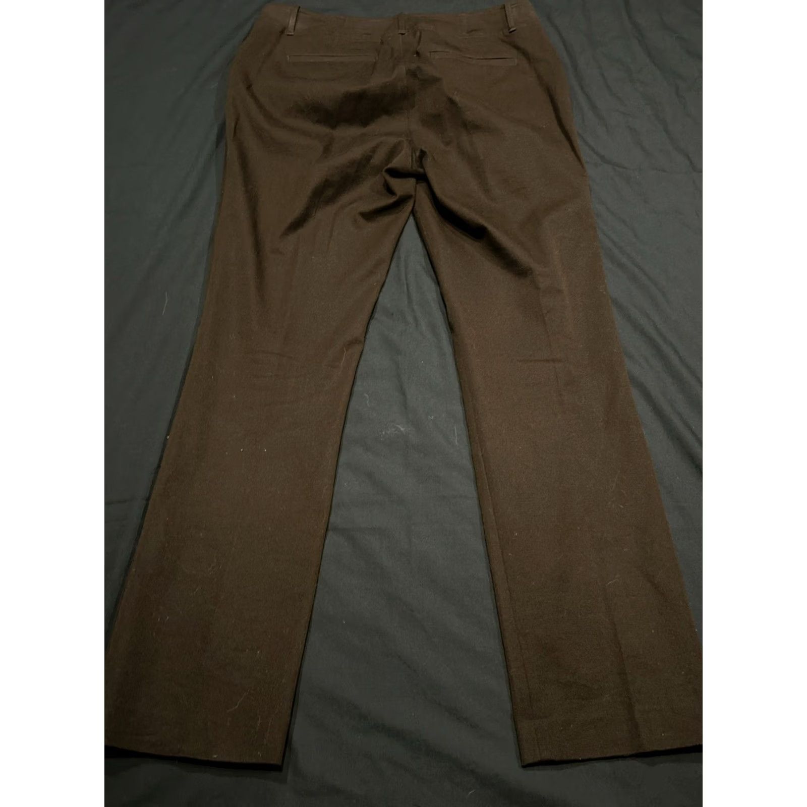Ralph Lauren Ralph Lauren Slim Straight Pants Chino Cotton Blend Brown Ankle Inseam 31 Women's 12 B32 Size 34" / US 12 / IT 48 - 4 Thumbnail
