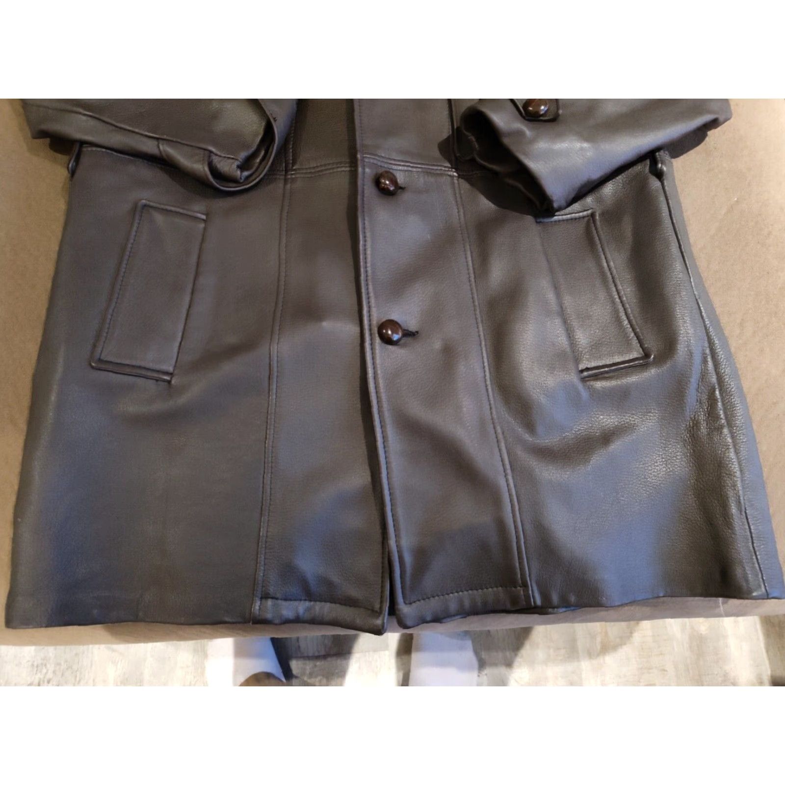 Vintage VINTAGE Midwestern Sport Togs Deerskin Leather Jacket Men 44 Western Blazer Coat Brown Size US S / EU 44-46 / 1 - 2 Thumbnail