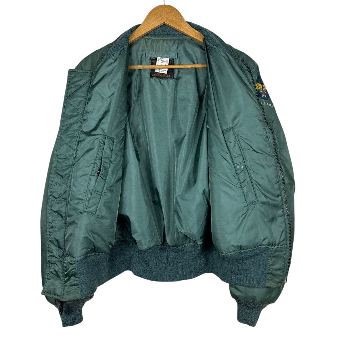Alpha Industries 🔥 RARE RIOT ALPHA MA-1 US AIR FORCE SATIN BOMBER JACKET Size US M / EU 48-50 / 2 - 8 Thumbnail