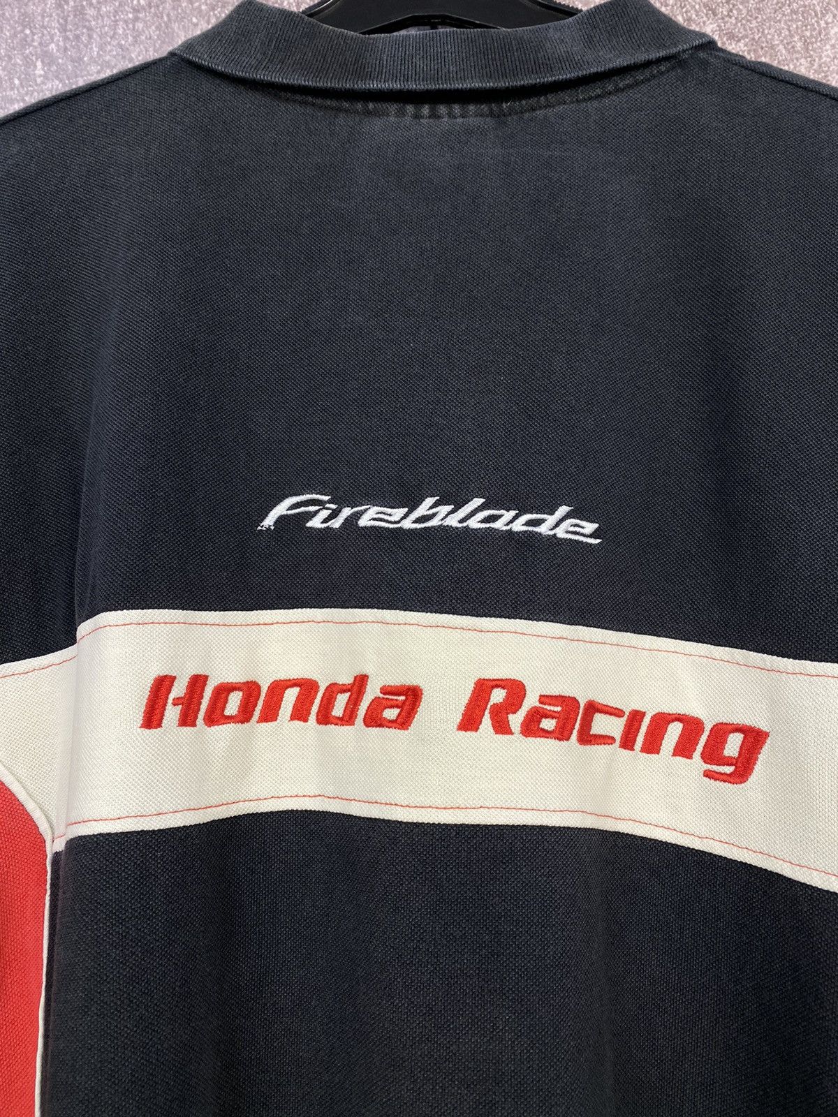 Honda × Japanese Brand × Vintage Vintage y2k 90s Honda Racing polo shirt Size US XL / EU 56 / 4 - 3 Thumbnail