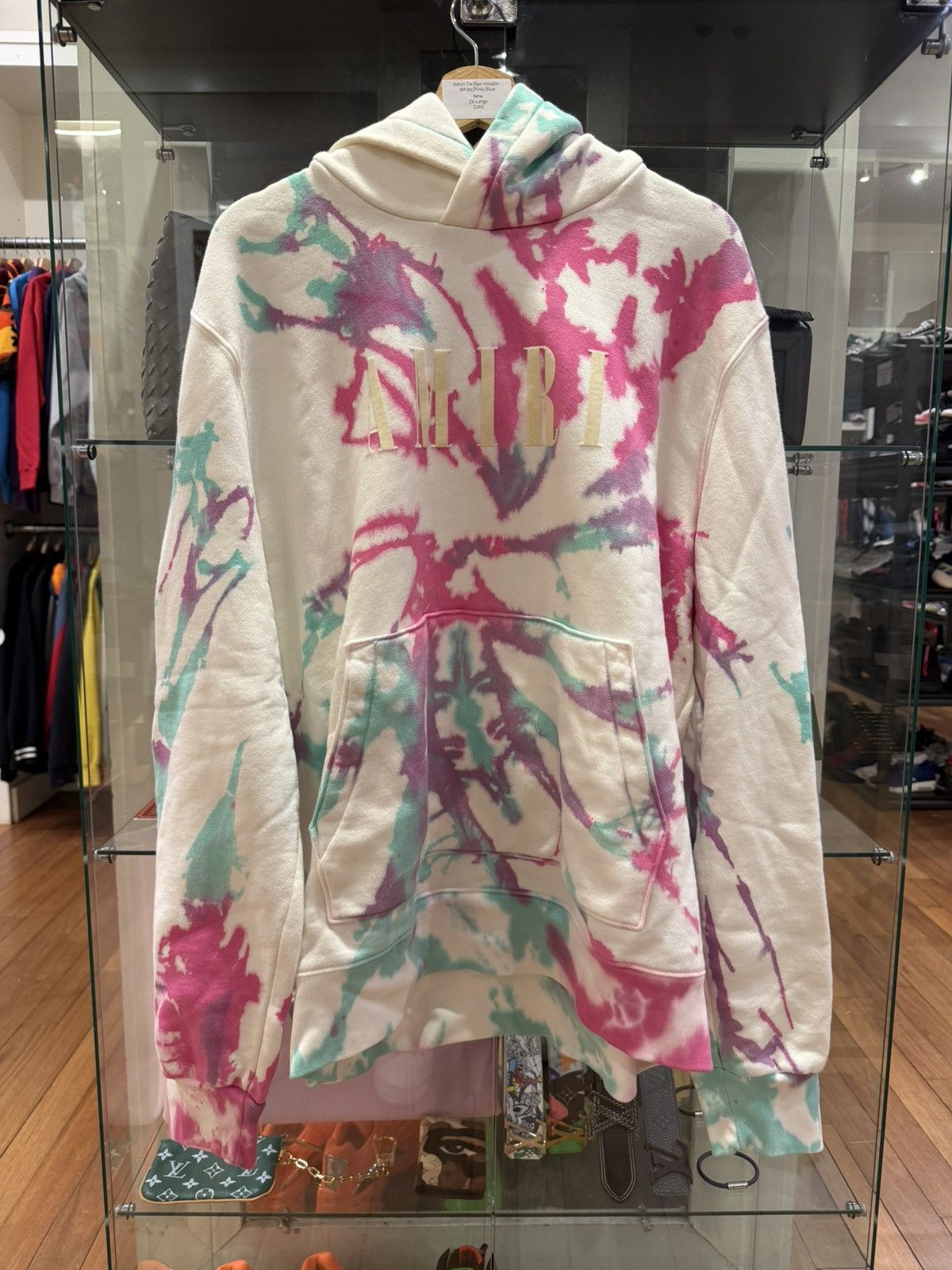 Amiri Amiri Tie Dye Hooded Sweatshirt Size US XXL / EU 58 / 5 - 1 Thumbnail