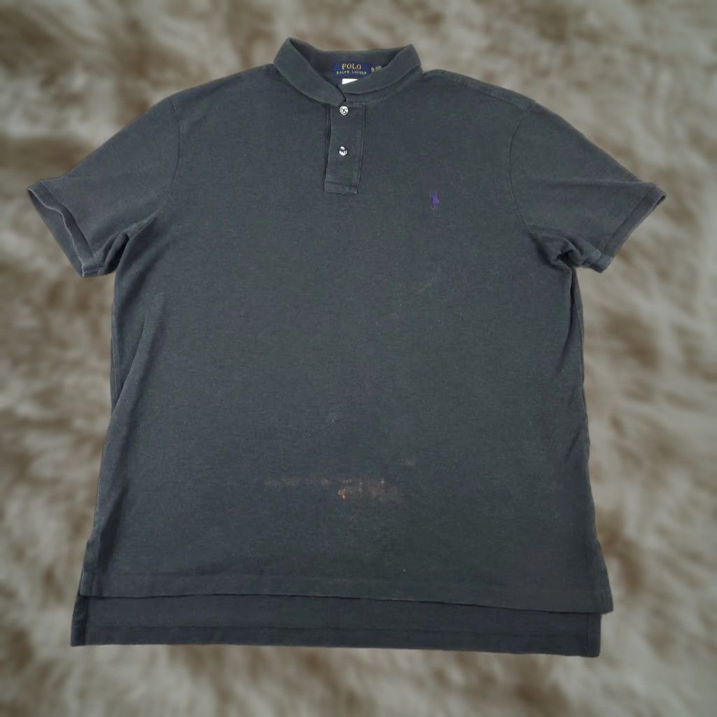 Ralph Lauren Ralph Lauren Polo Shirt Adult XL Gray Casual Short Sleeve Regular Fit Mens Size US XL / EU 56 / 4 - 1 Thumbnail