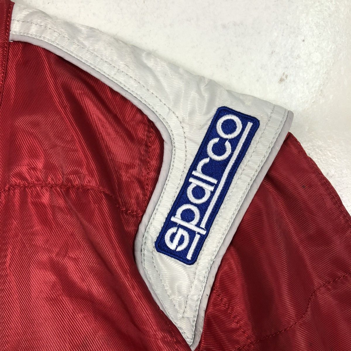 Sports Specialties 🔥VINTAGE SPARCO COVERALL RACING BIG LOGO SPELL OUT Size US 30 / EU 46 - 21 Thumbnail