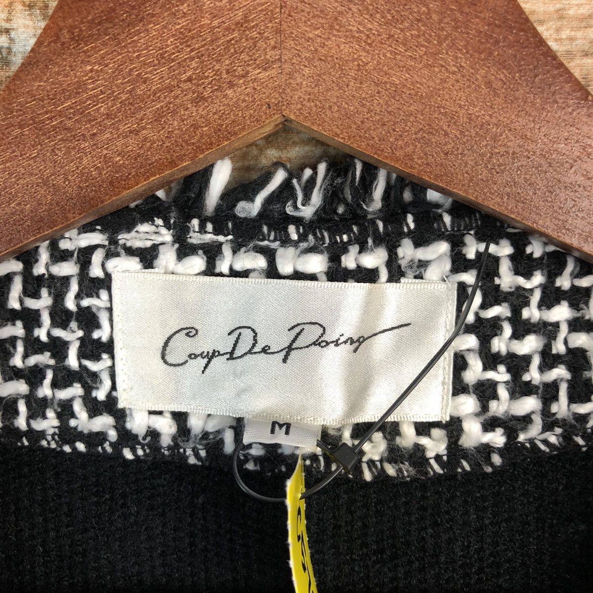 DL Coup De Poing Black Cardigan Knitwear #C578